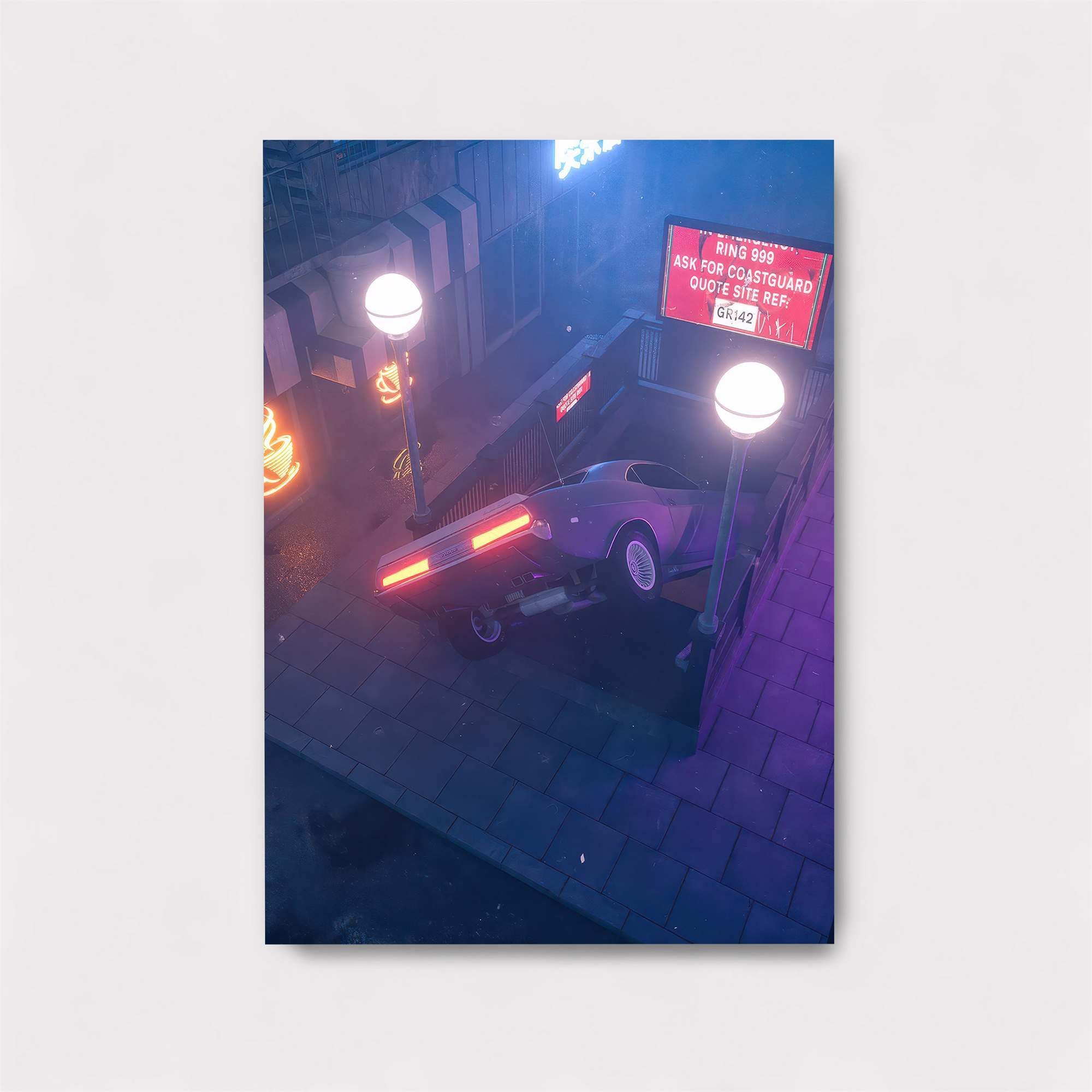 Neon Descent Safe Wall Magnetic / M