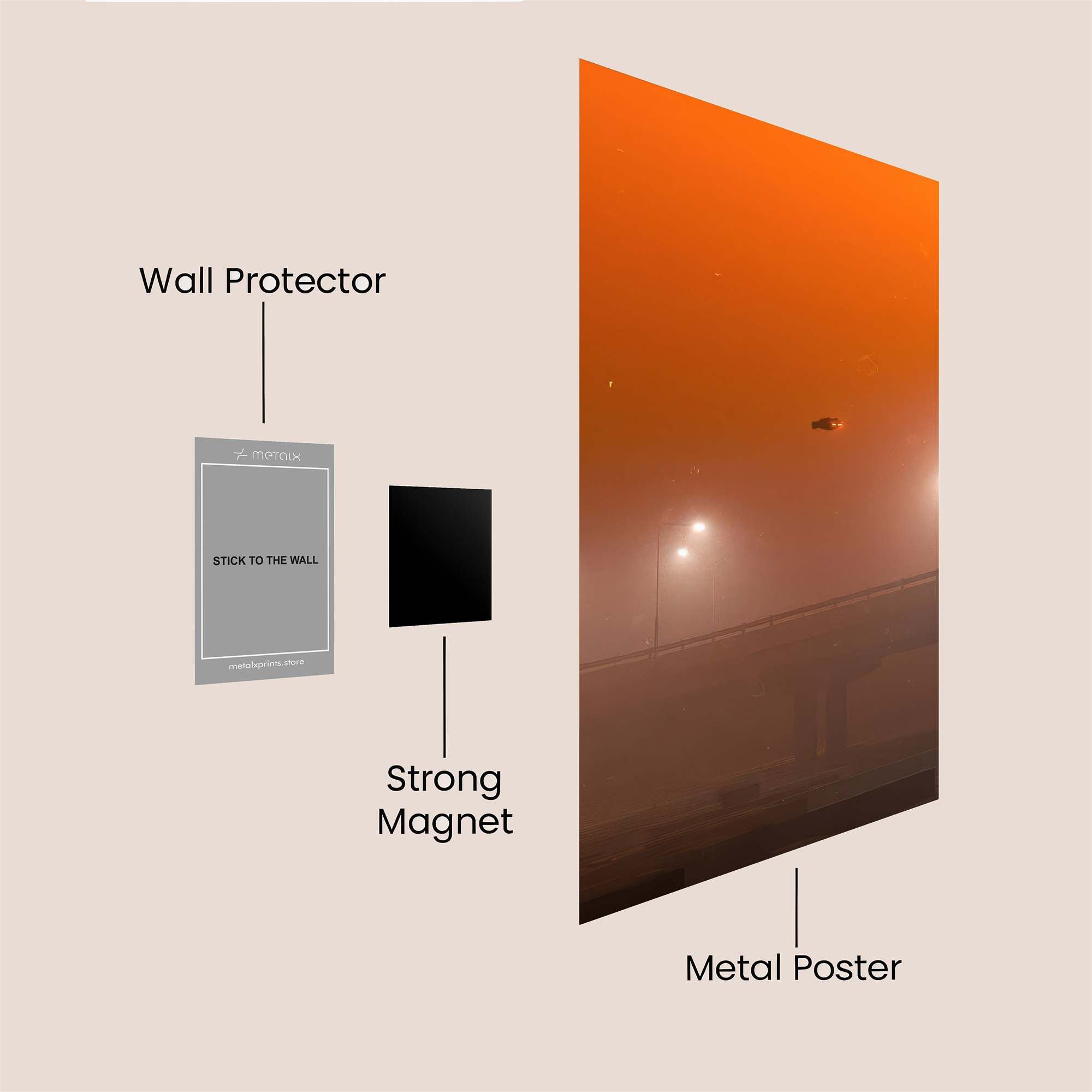 Portal Euphoria Safe Wall Magnetic / M