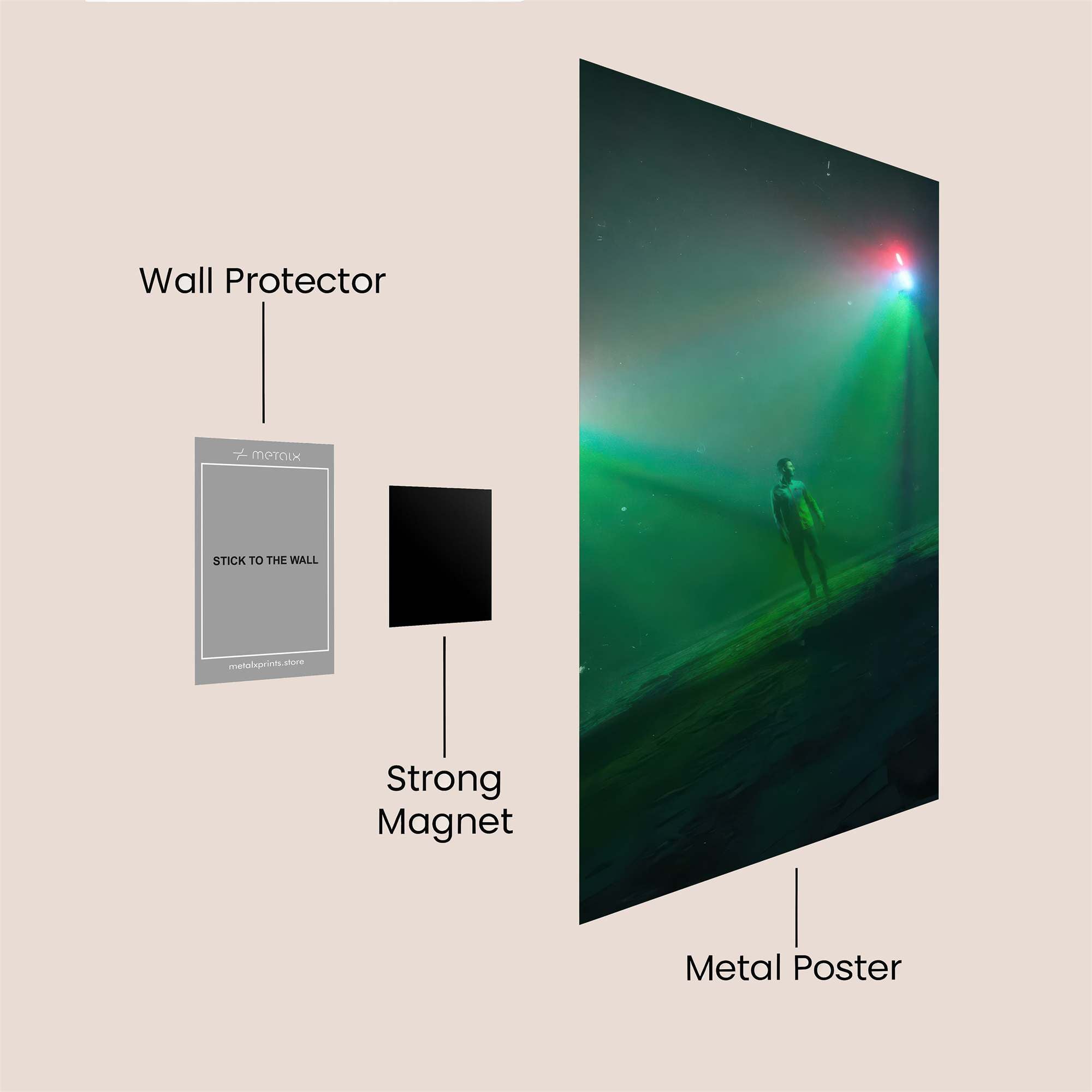 Figure Enigmatic Safe Wall Magnetic / M