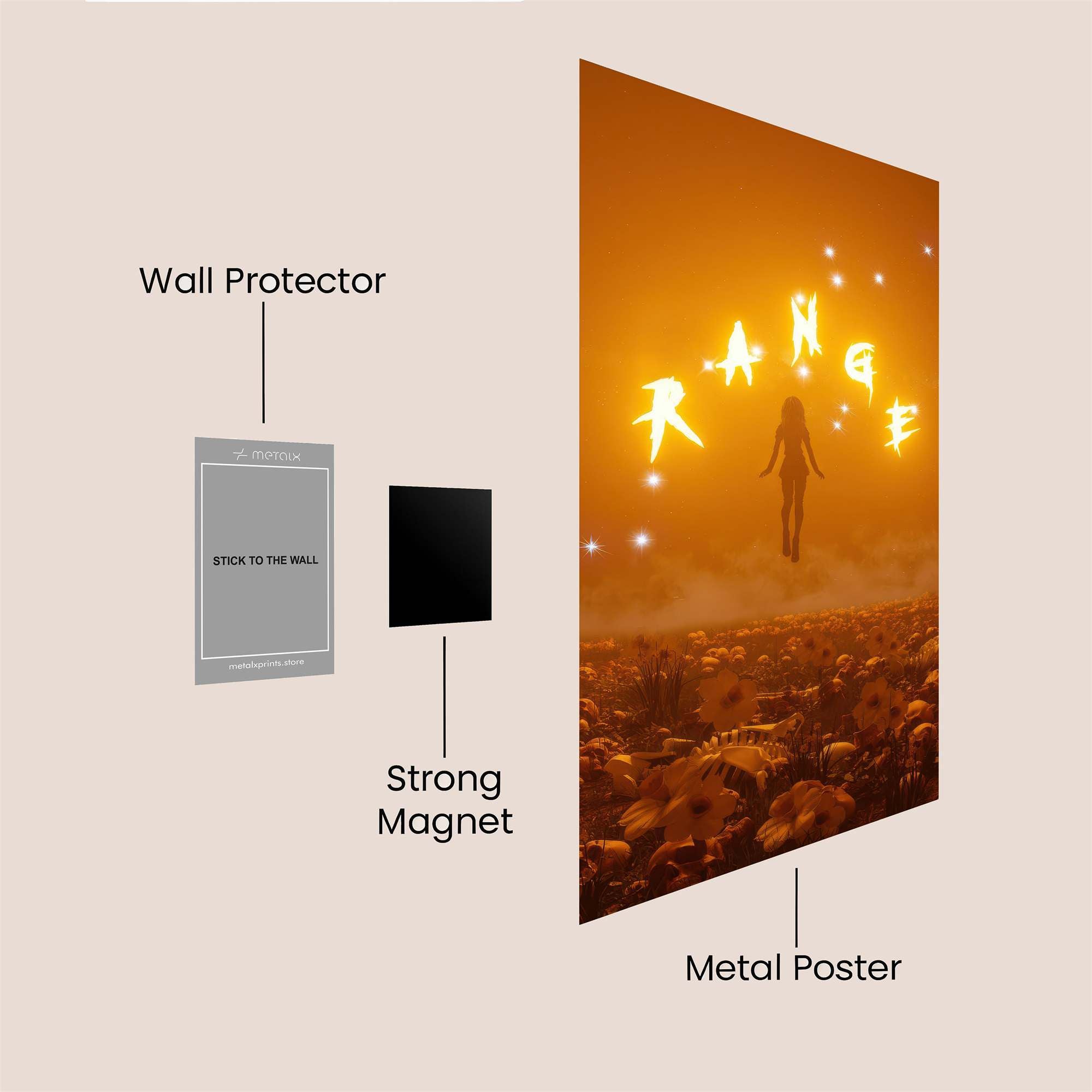Mystic Float Safe Wall Magnetic / M