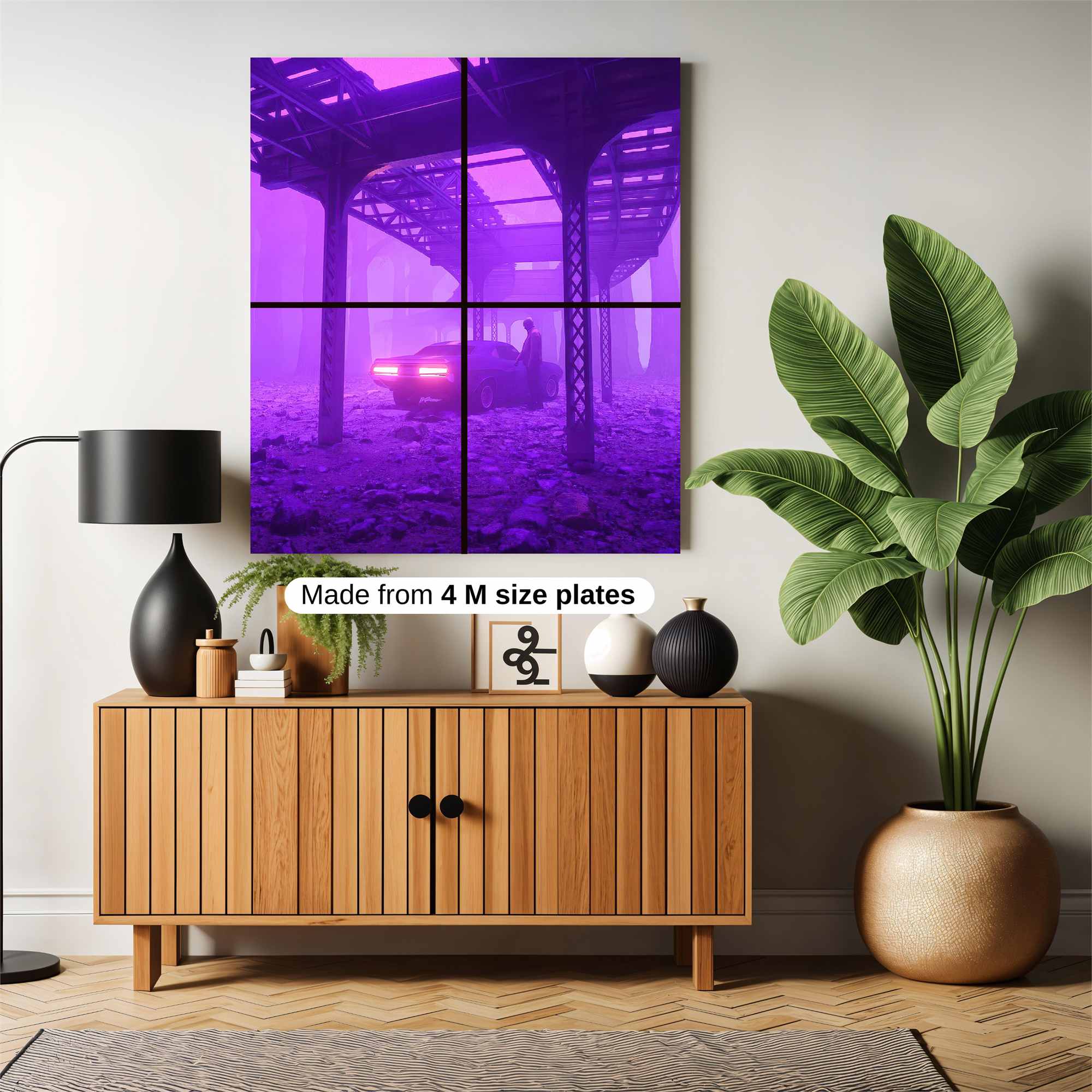 Neon Solitude Safe Wall Magnetic / M