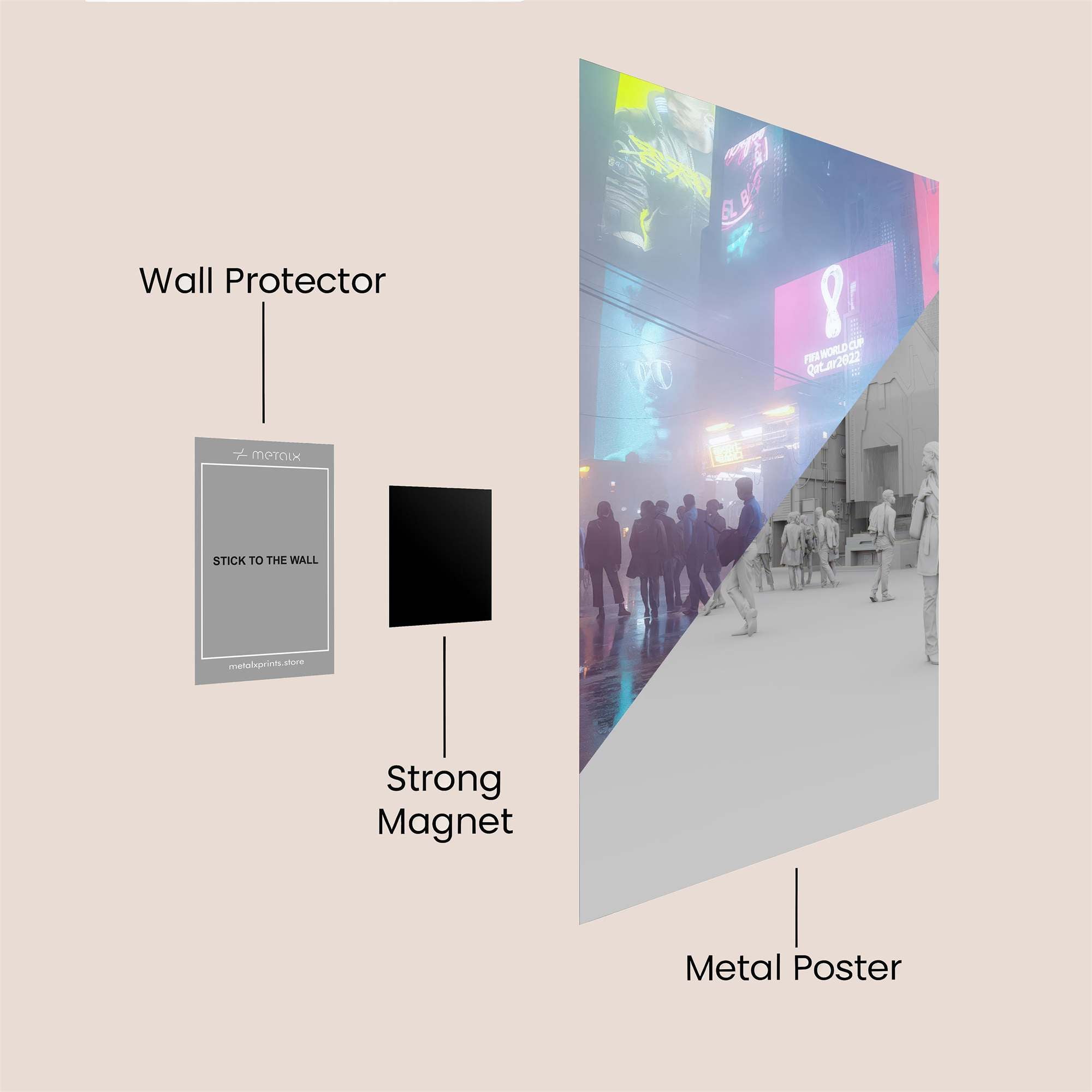 NeonDystopia Safe Wall Magnetic / M