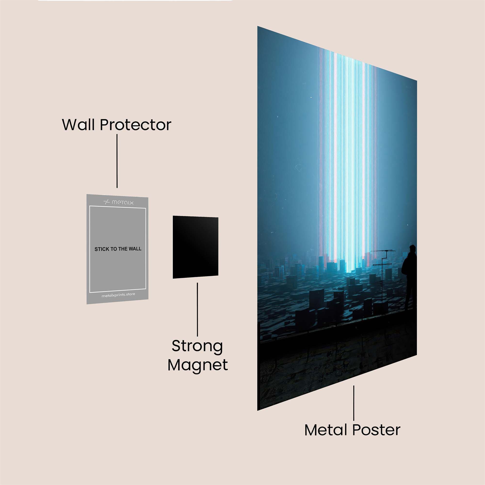 Beam Enigma Safe Wall Magnetic / M