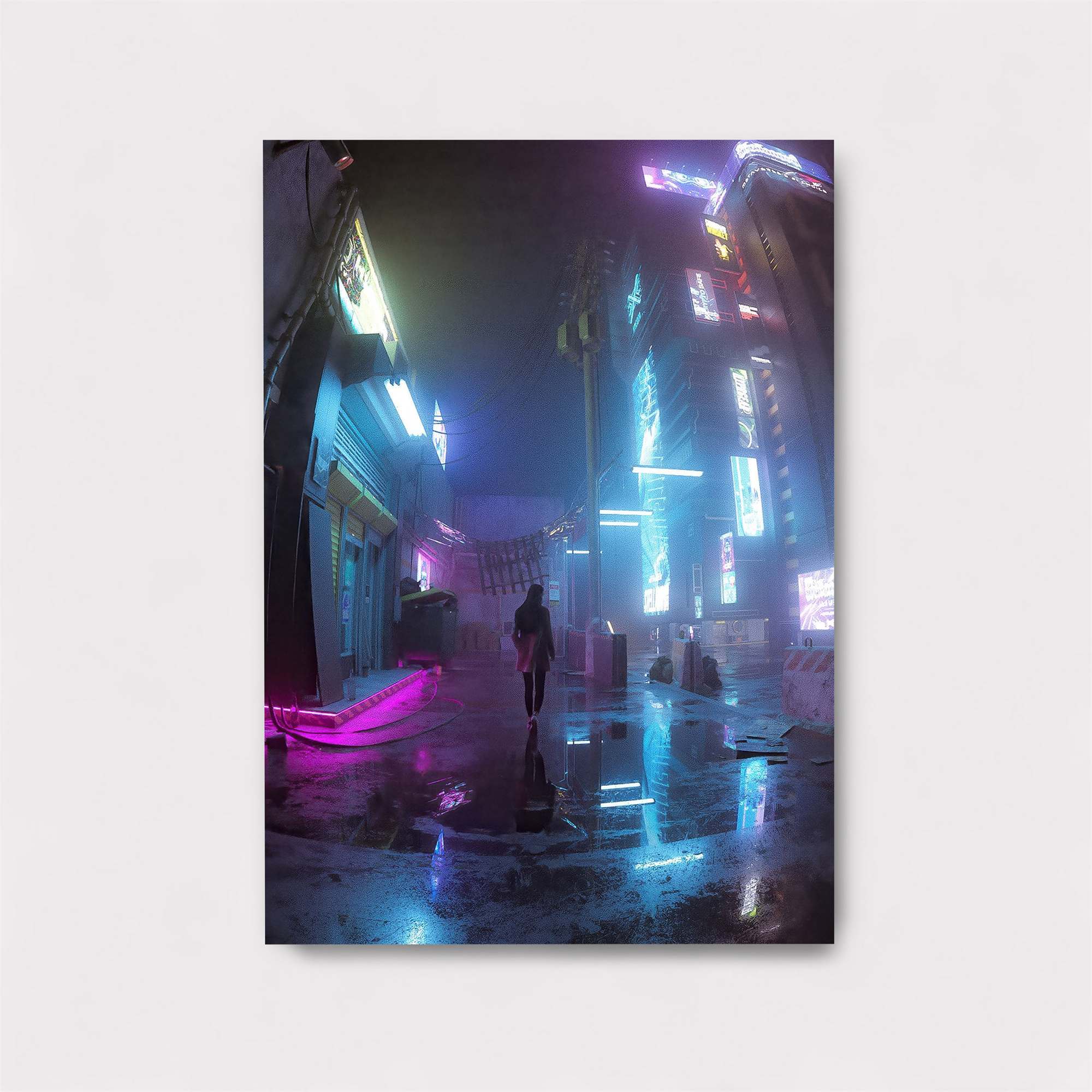 Neon Solitude Safe Wall Magnetic / M