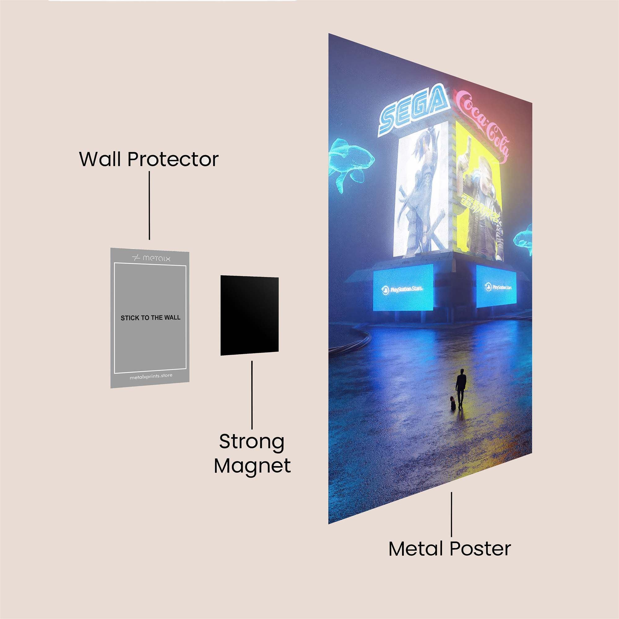 Sega Serenity Safe Wall Magnetic / M