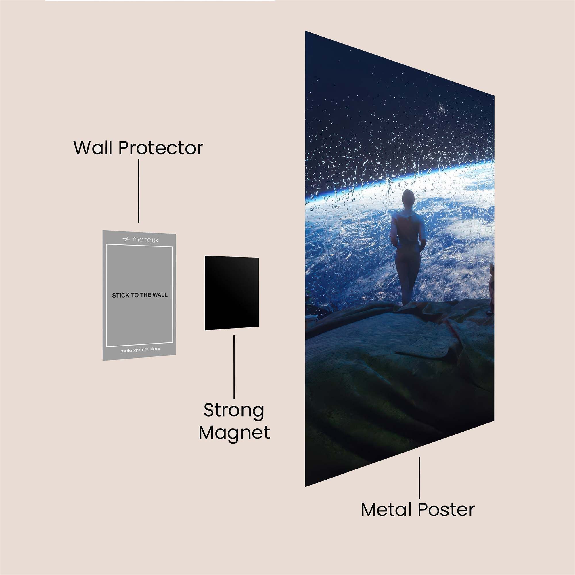 Cosmic Wonder Safe Wall Magnetic / M