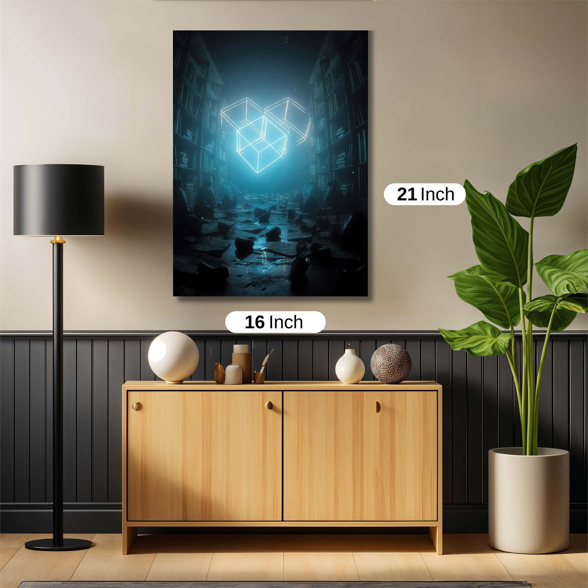 Cube Enigma Safe Wall Magnetic / M
