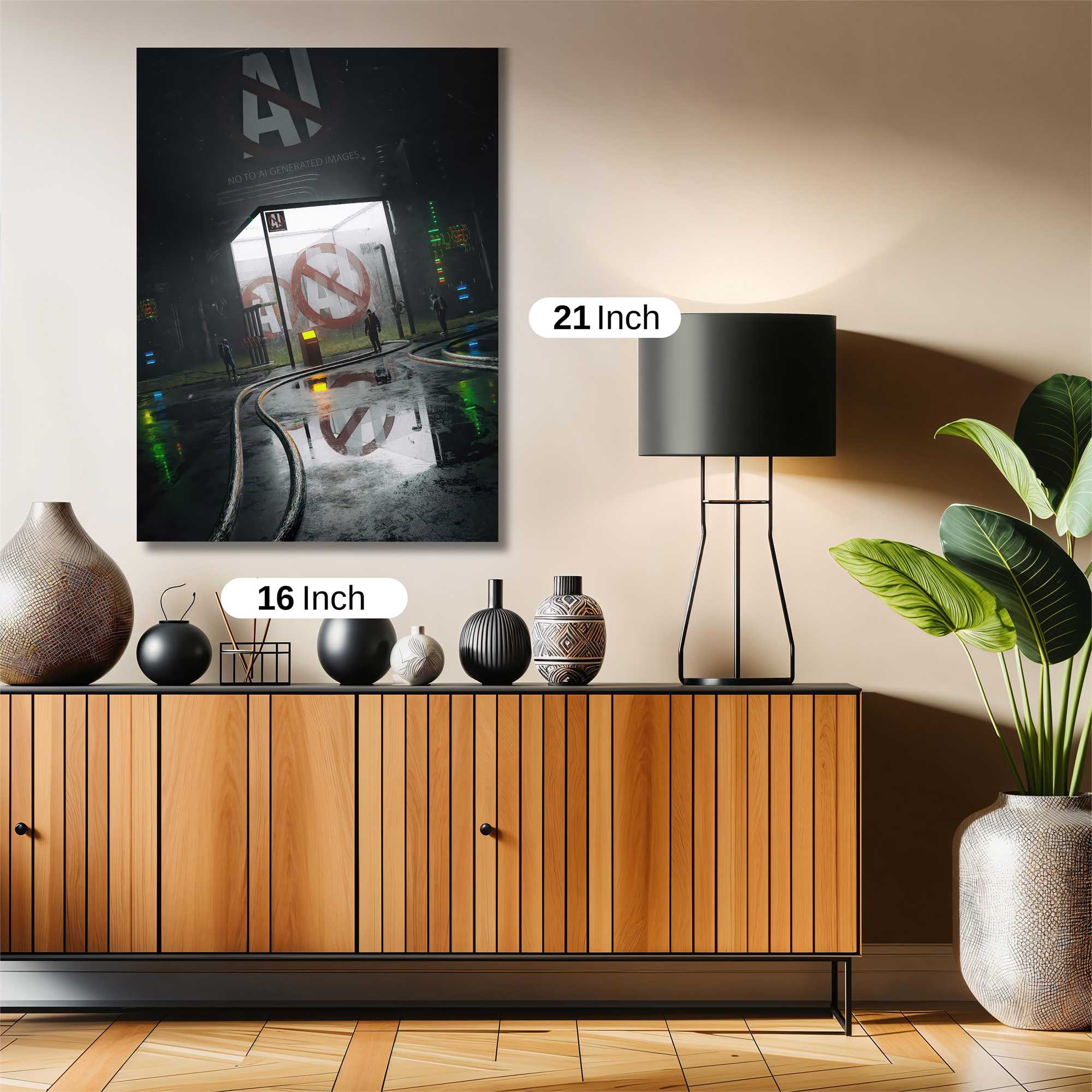 AI Rebellion Safe Wall Magnetic / M