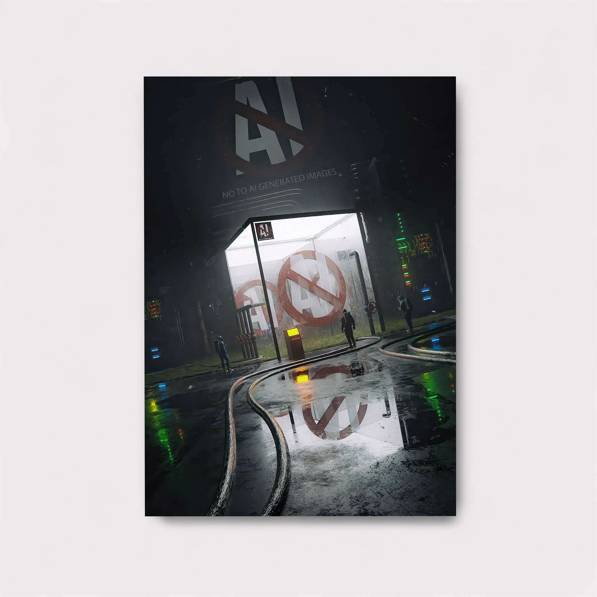 AI Rebellion Safe Wall Magnetic / M