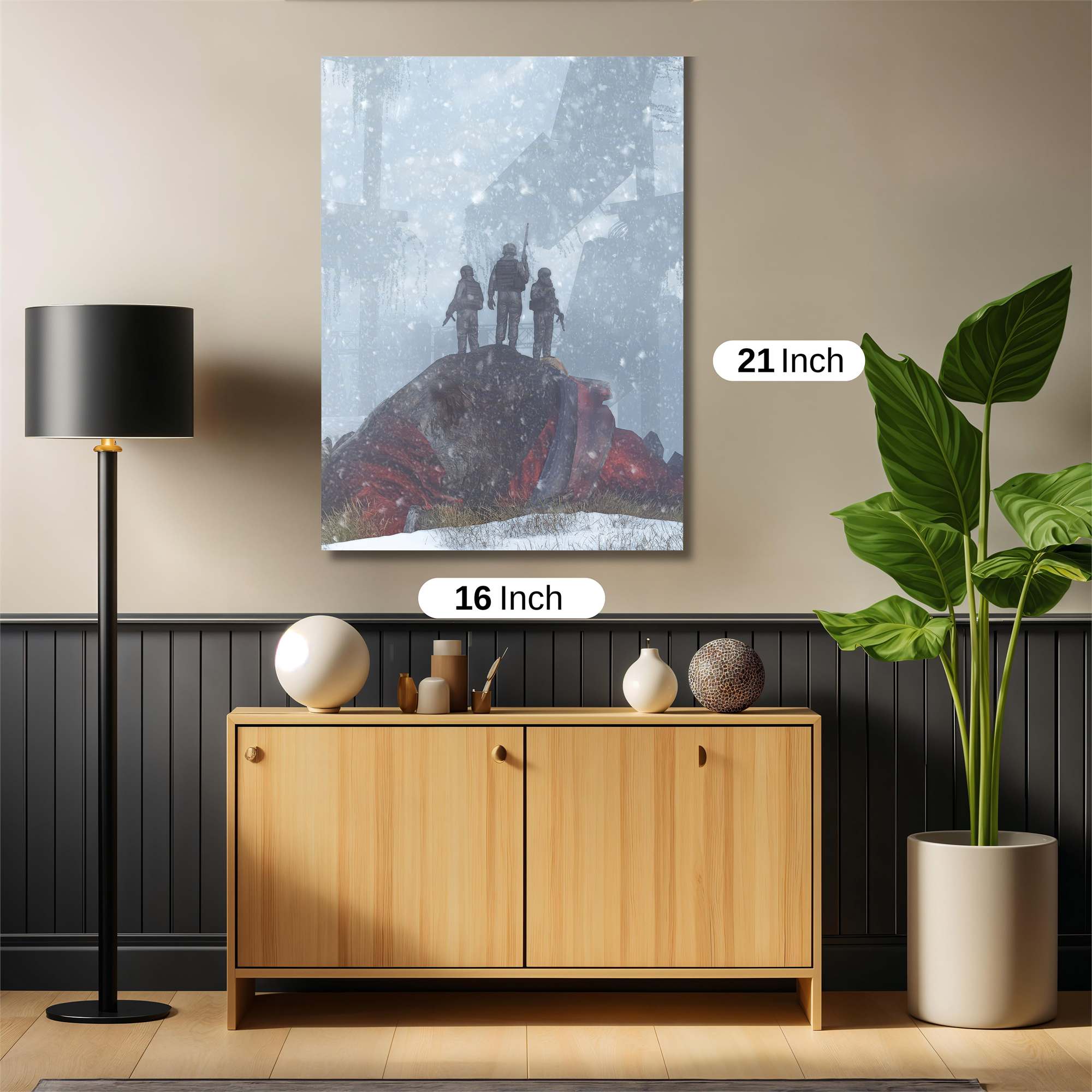 Soldiers Somber Safe Wall Magnetic / M