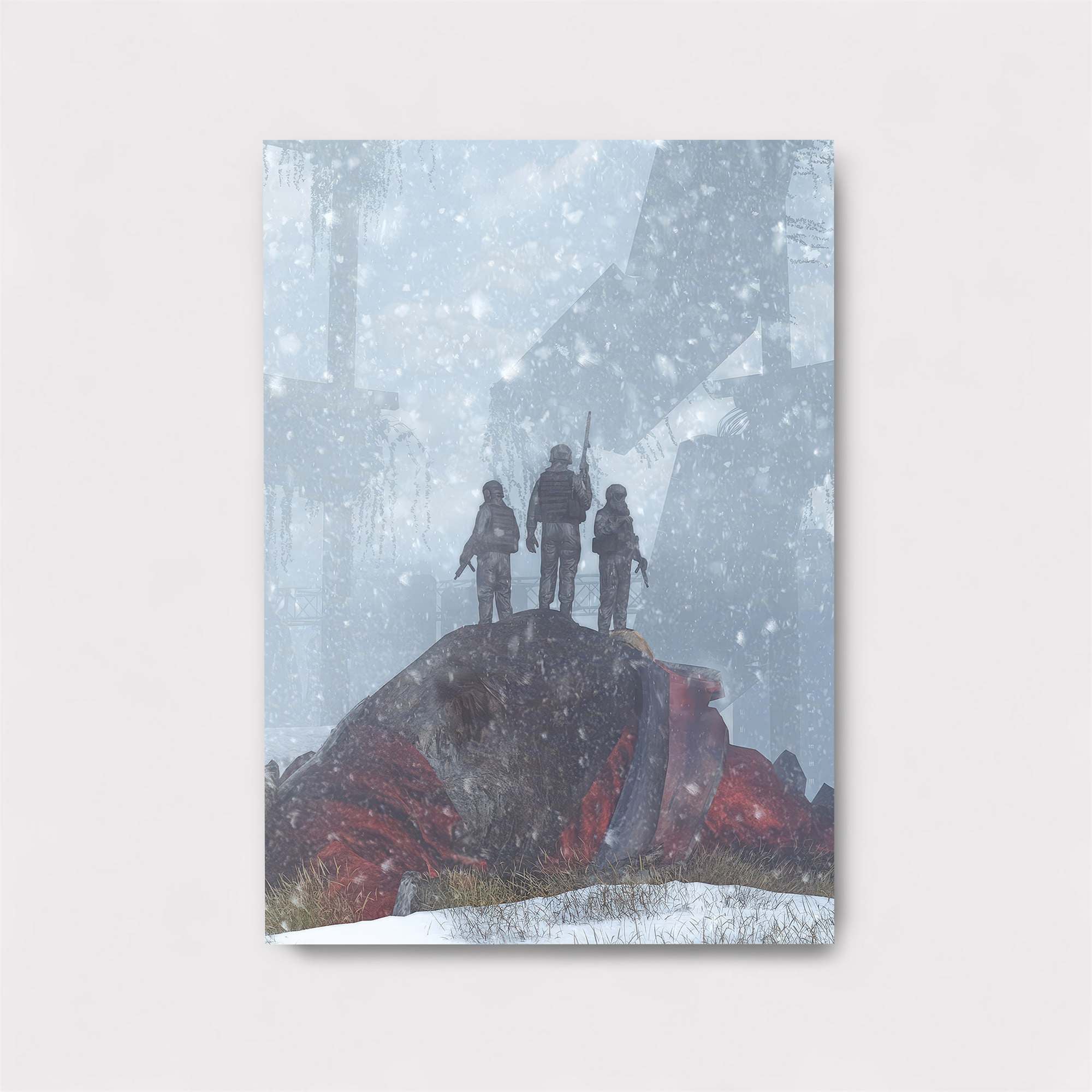 Soldiers Somber Safe Wall Magnetic / M
