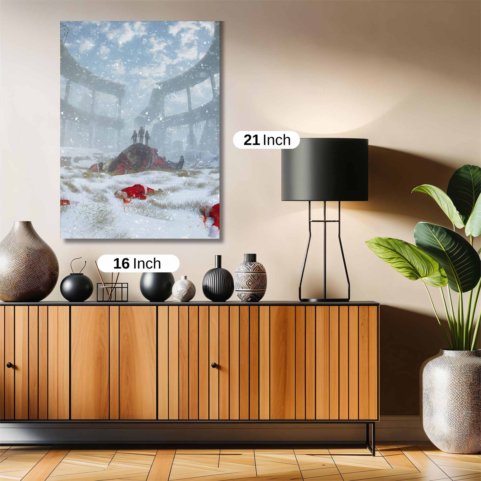 Santa's Demise Safe Wall Magnetic / M