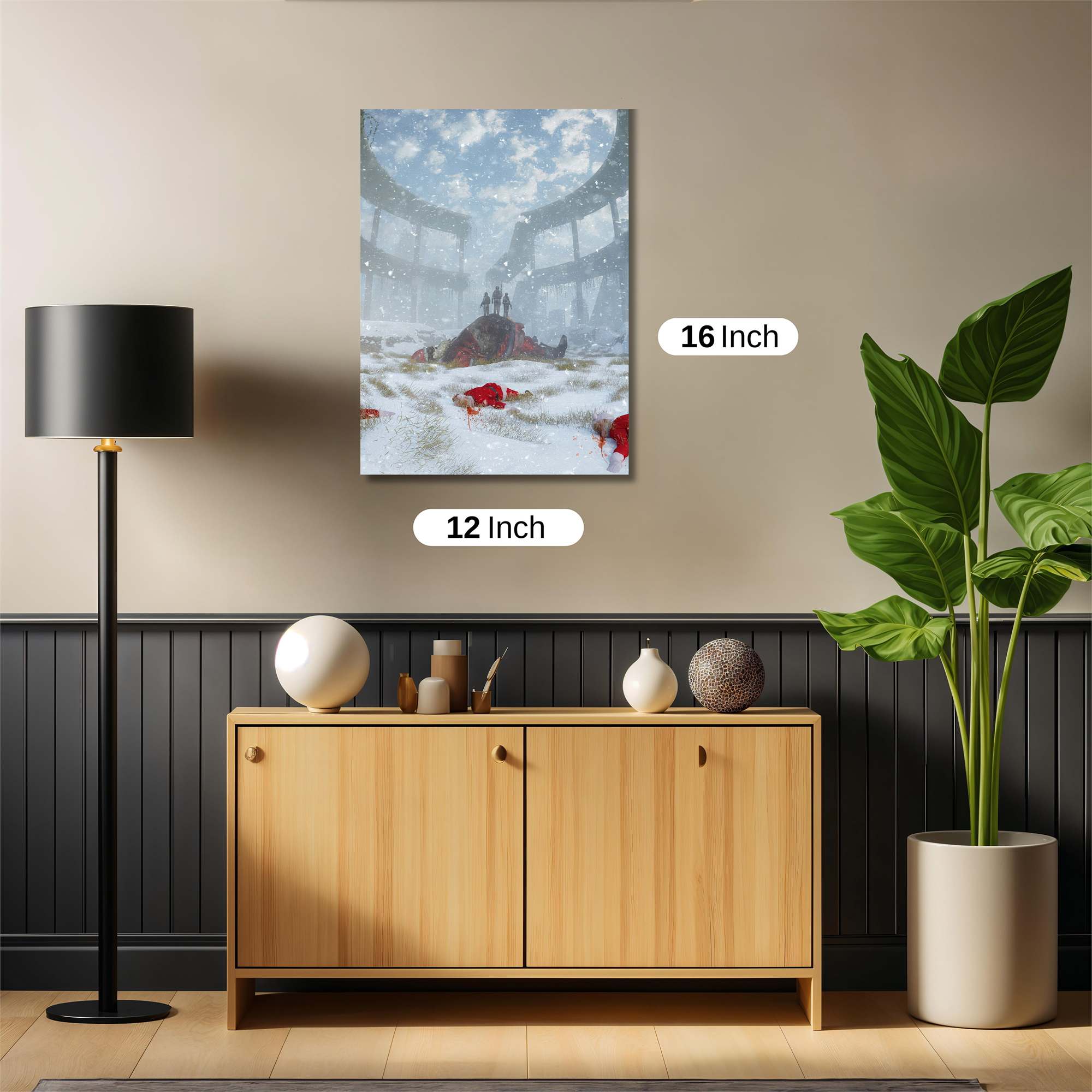 Santa's Demise Safe Wall Magnetic / M
