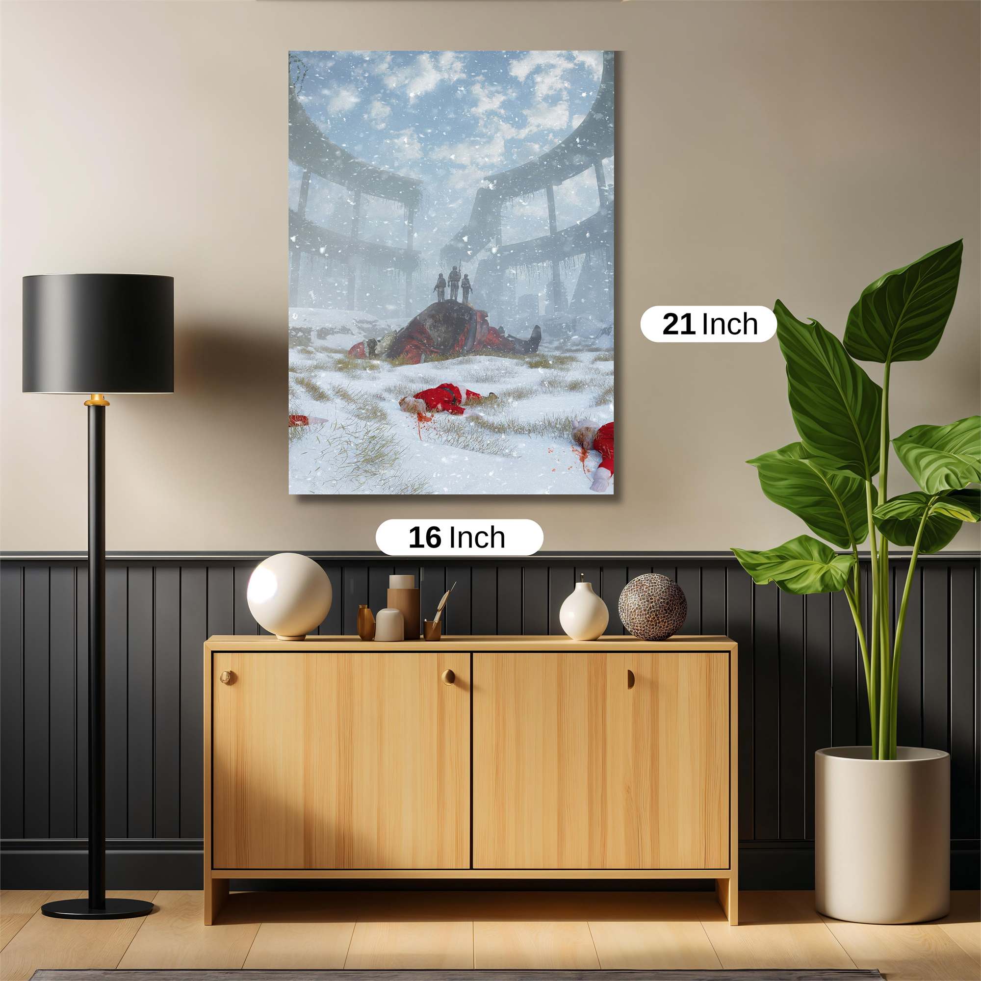 Santa's Demise Safe Wall Magnetic / M