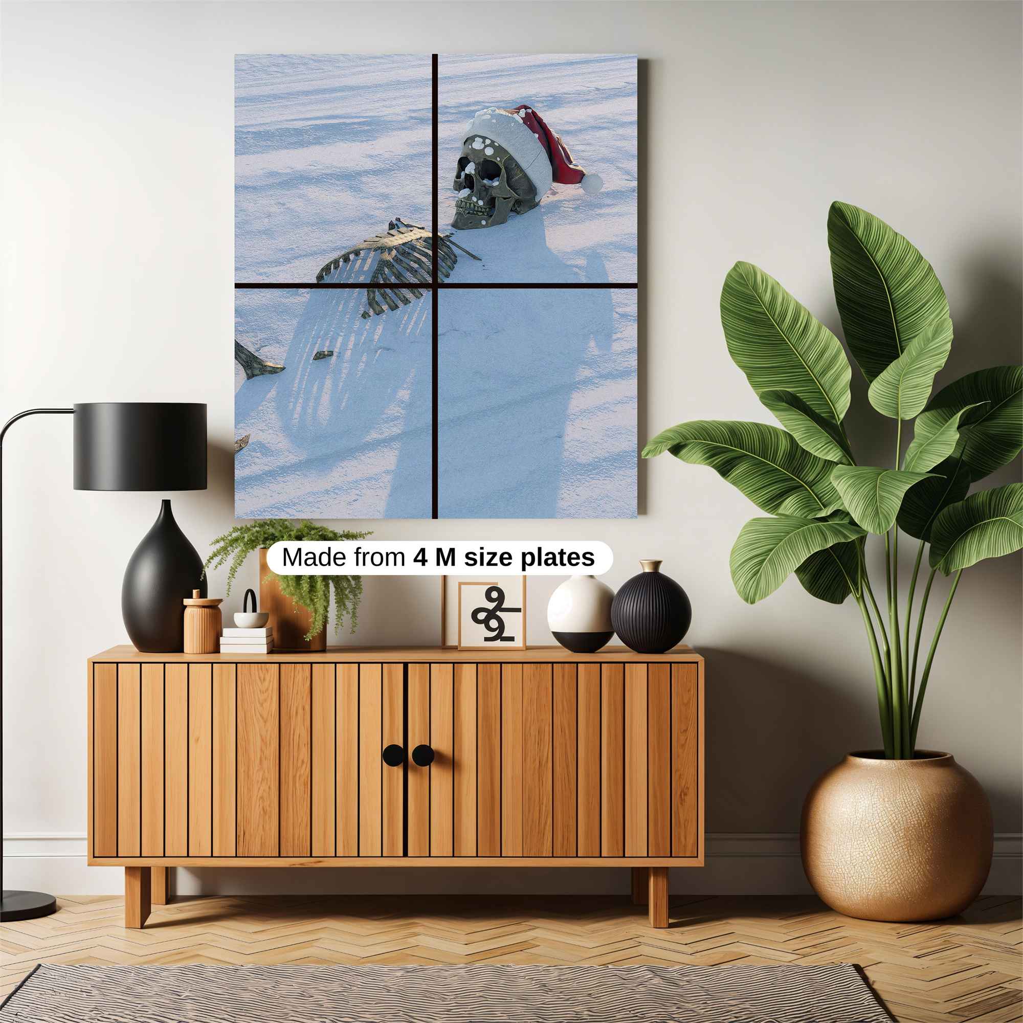Skeleton Cheer Safe Wall Magnetic / M