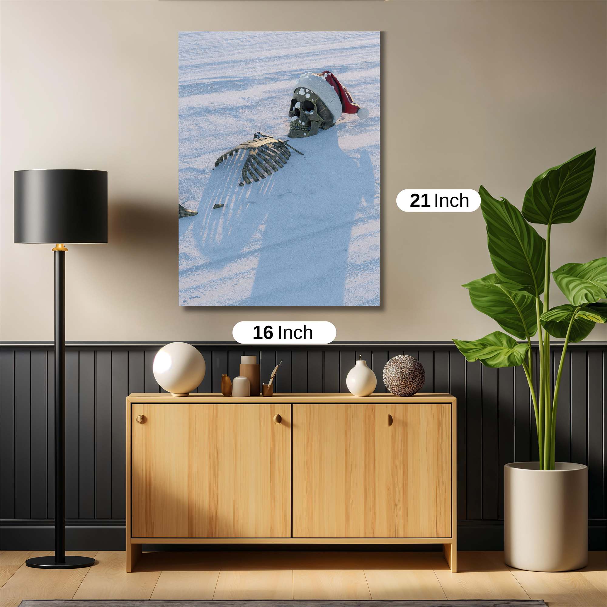 Skeleton Cheer Safe Wall Magnetic / M