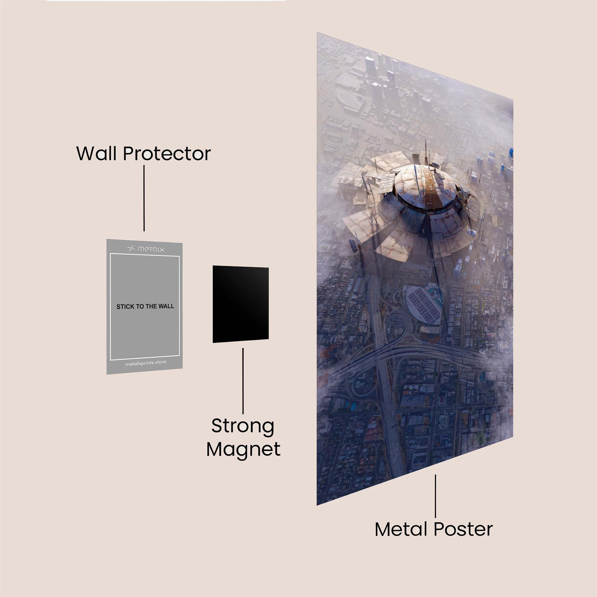 Tokyo Dreamscape Safe Wall Magnetic / M