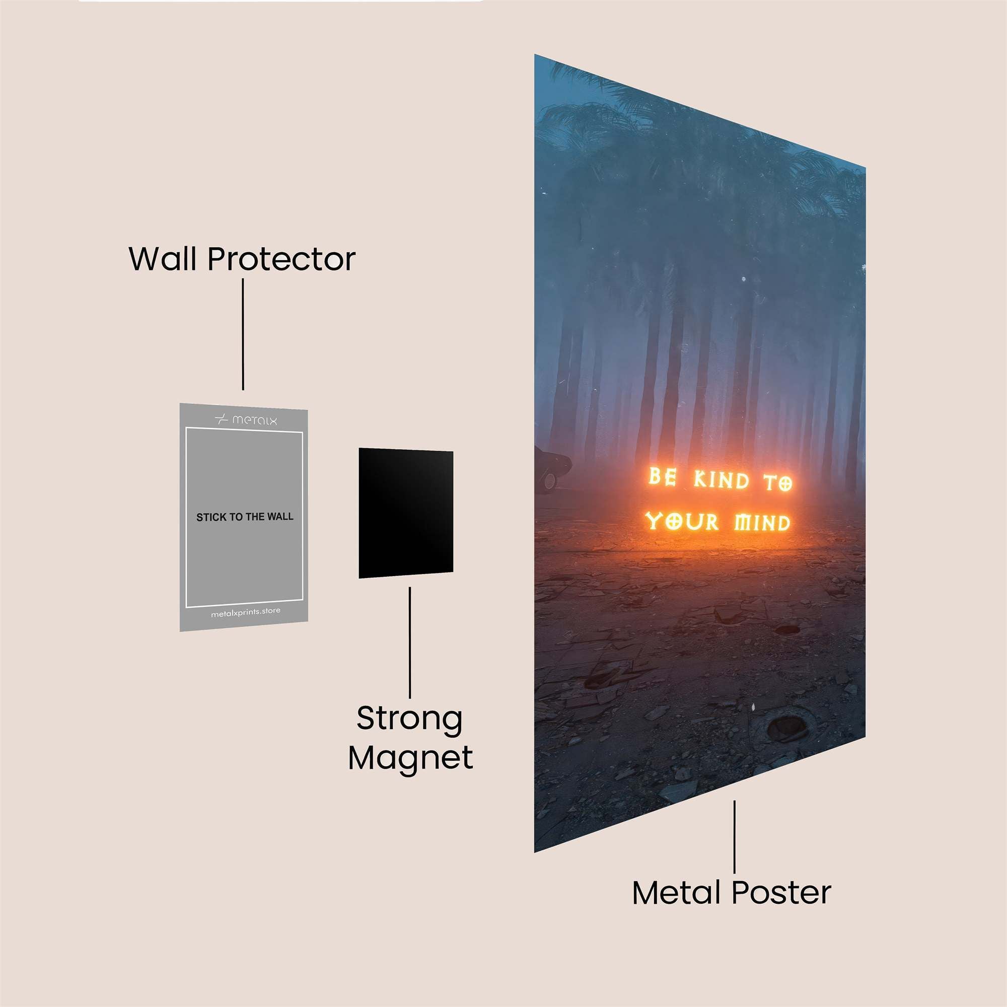 Mindful Serenity Safe Wall Magnetic / M
