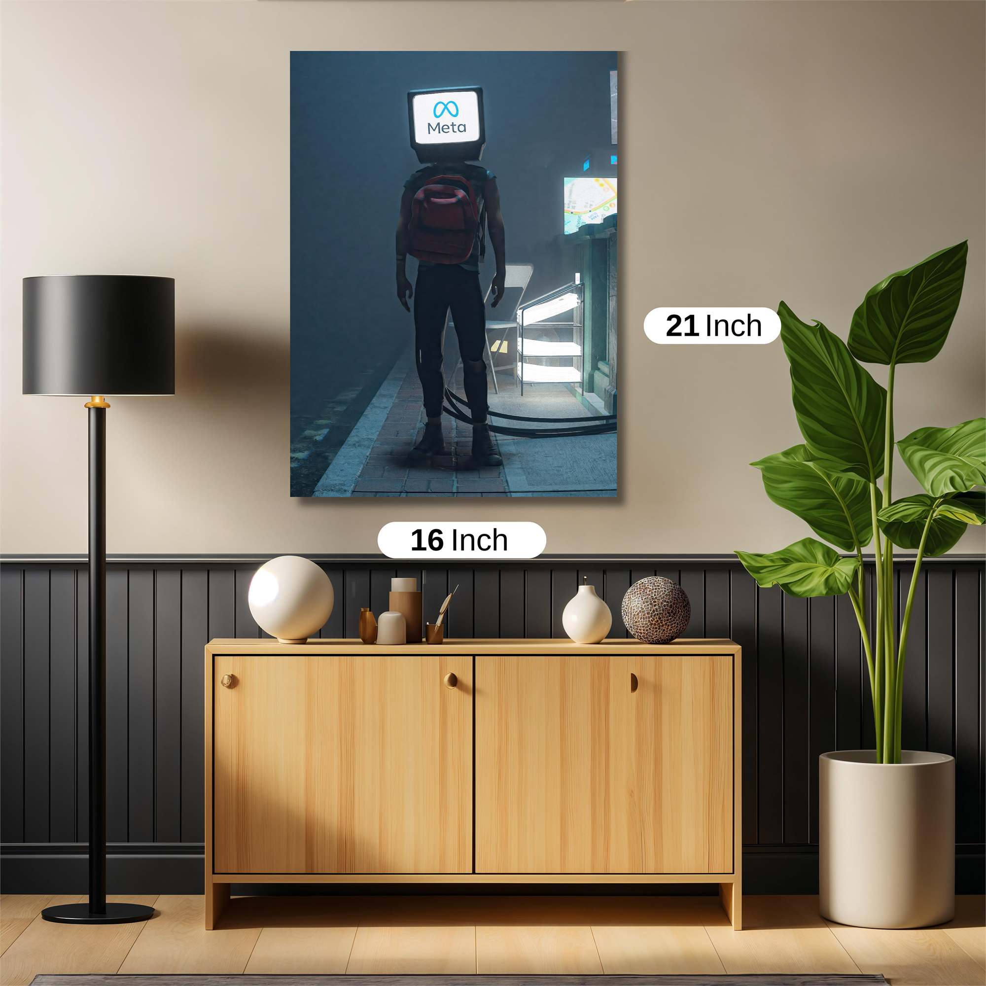 Meta Mystery Safe Wall Magnetic / M