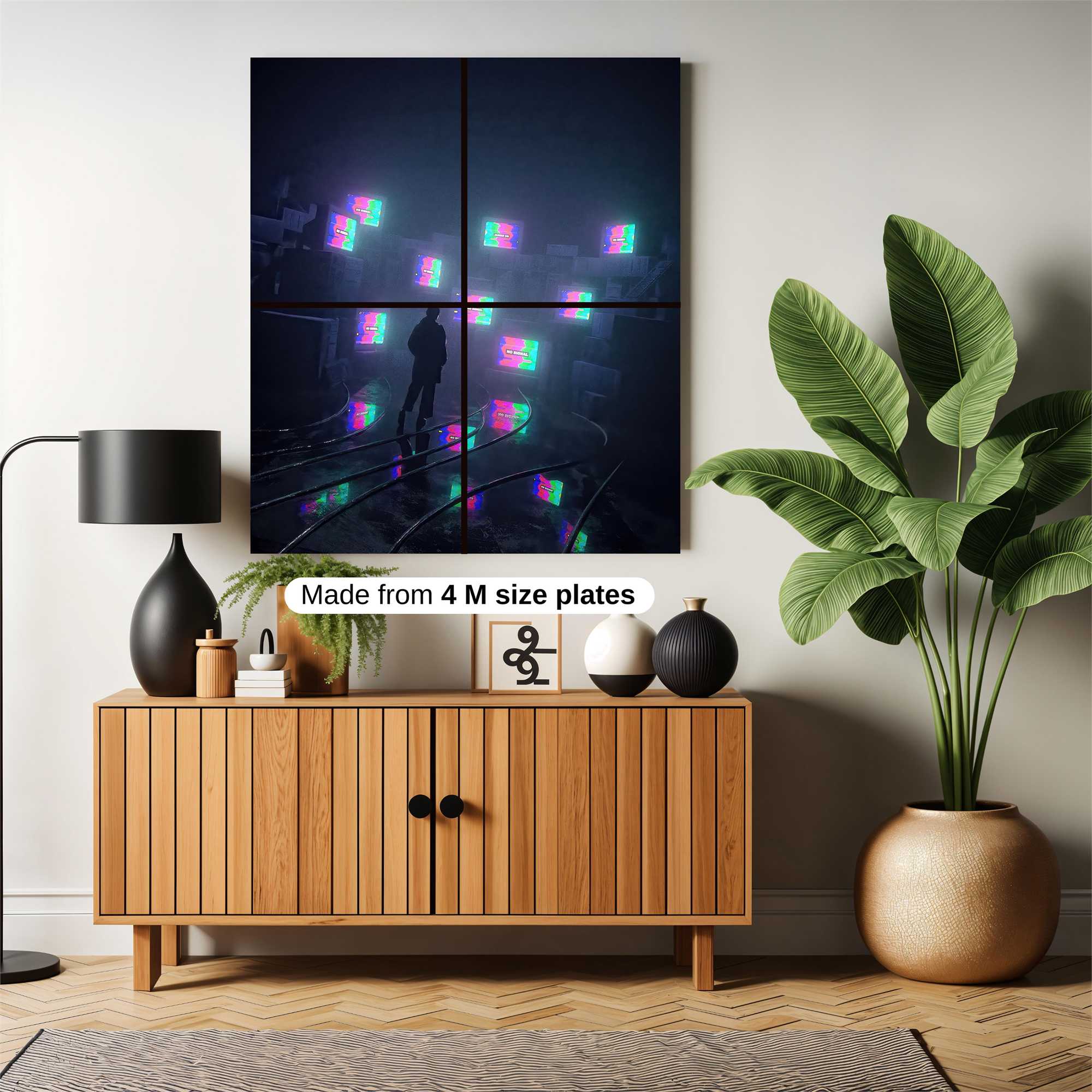 Neon Solitude Safe Wall Magnetic / M