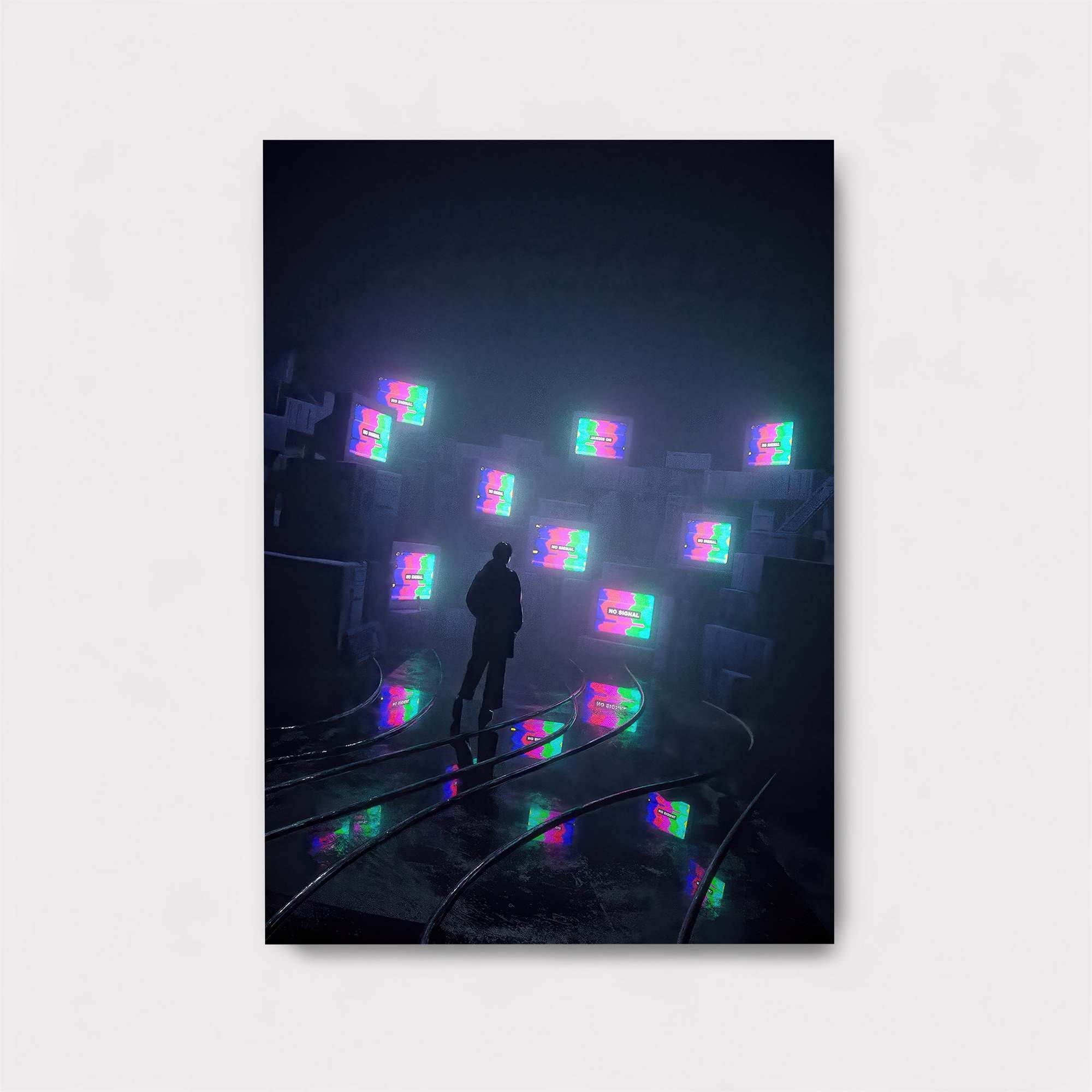 Neon Solitude Safe Wall Magnetic / M