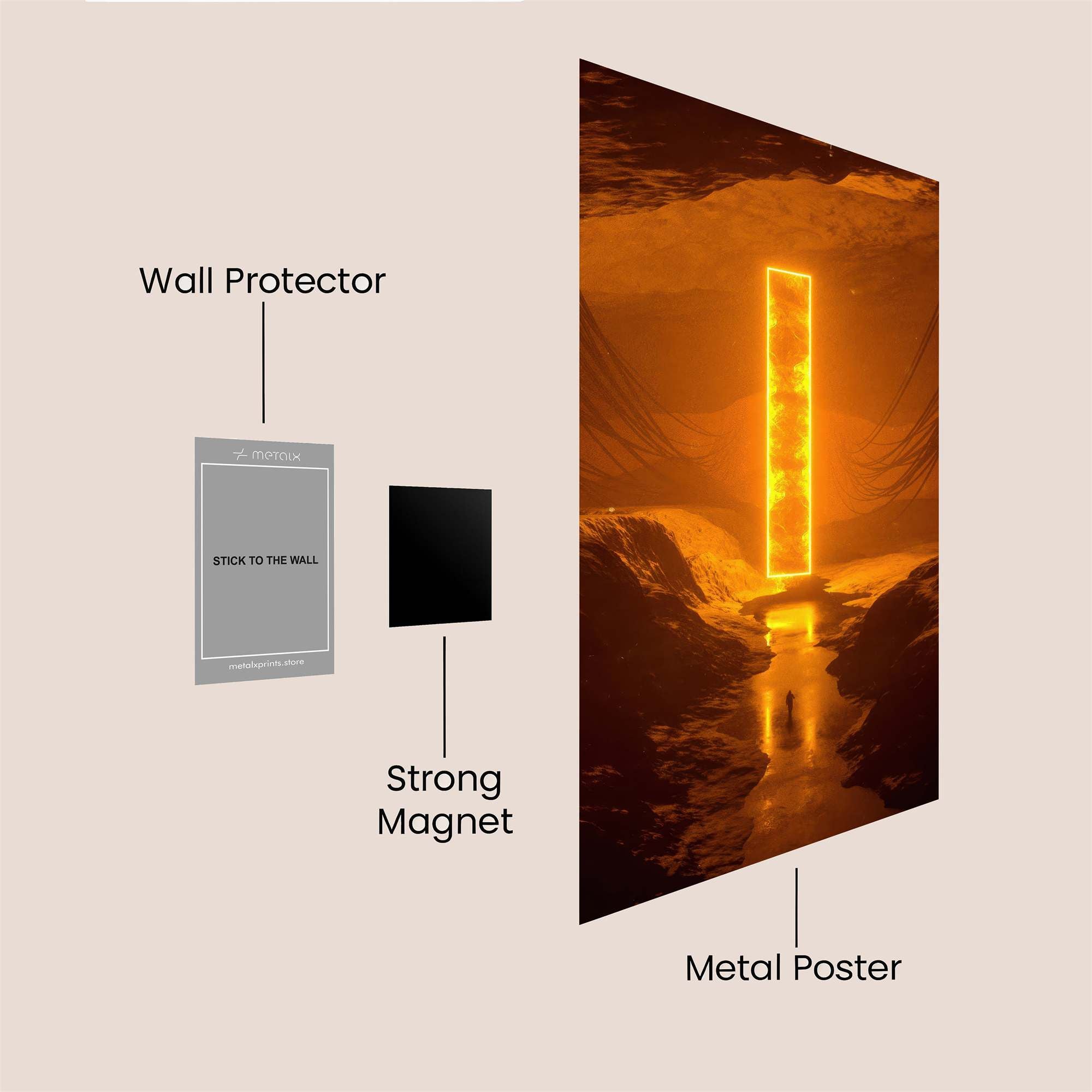 Portal Enigma Safe Wall Magnetic / M