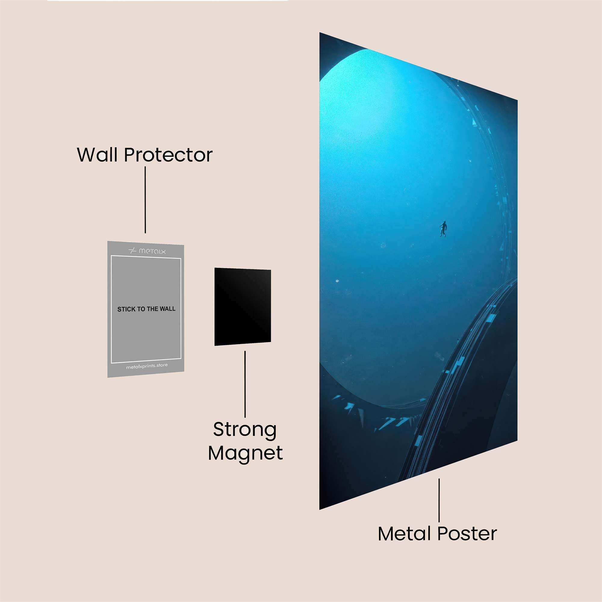 Submersible Serene Safe Wall Magnetic / M
