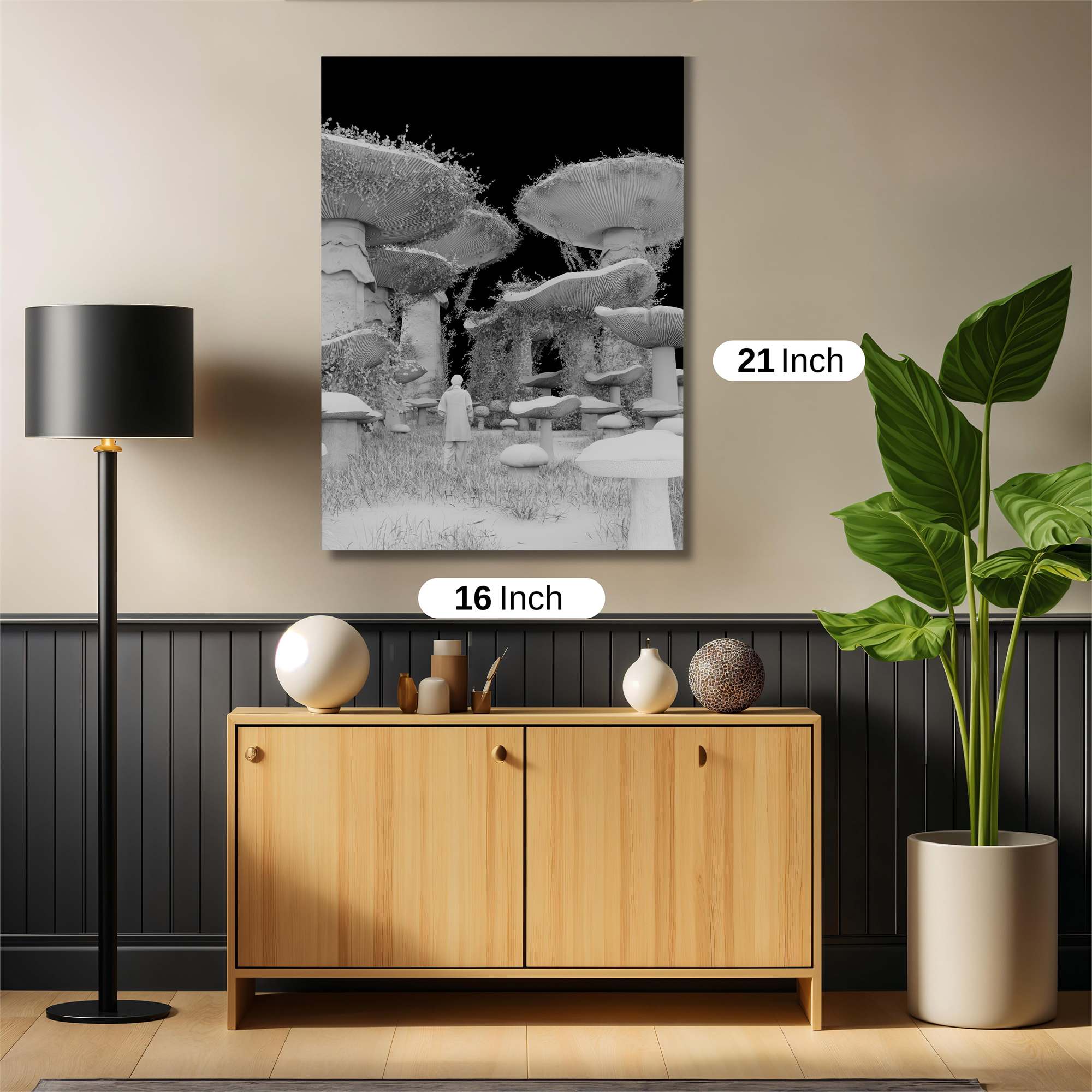 Mushroom Enigma Safe Wall Magnetic / M