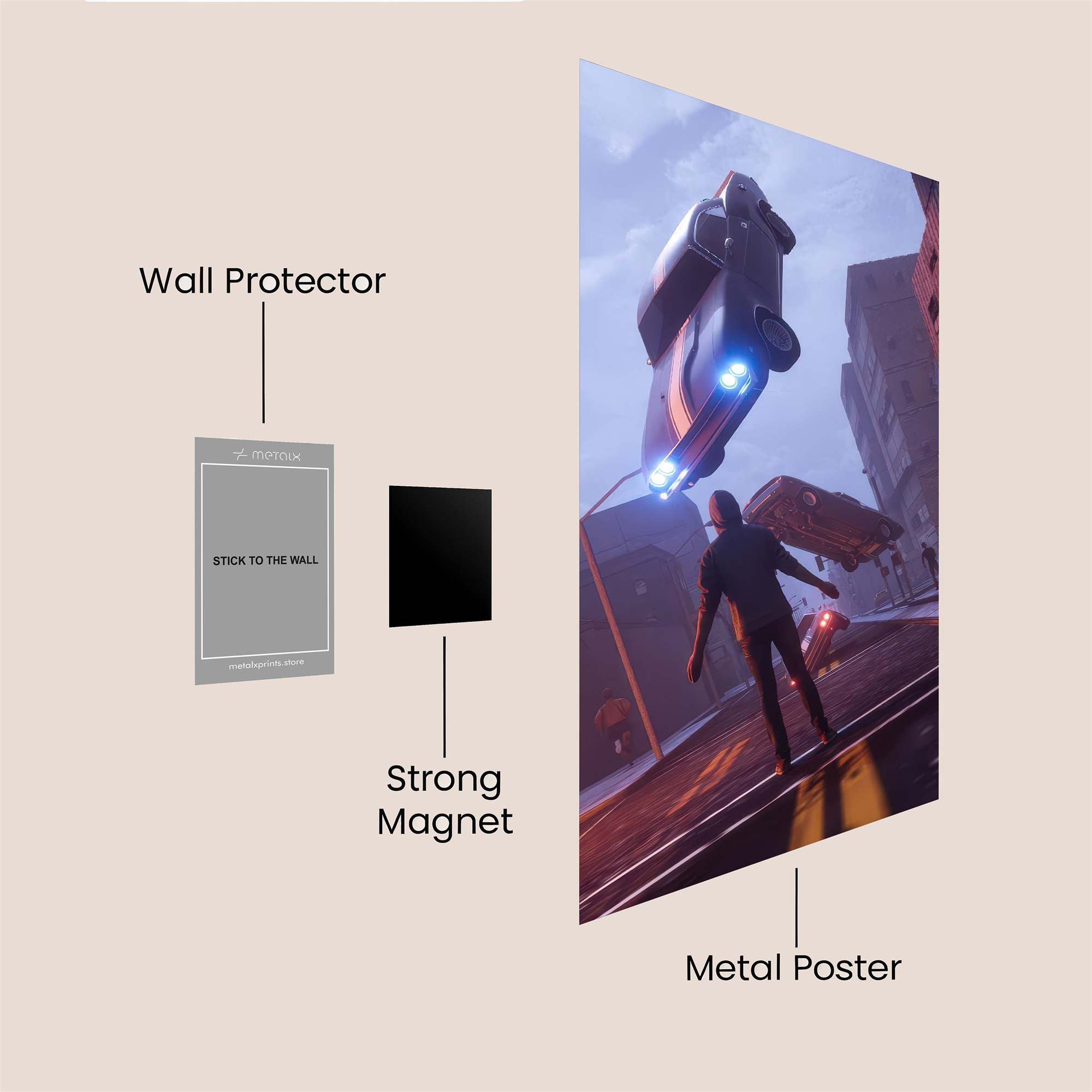 Quantum Chaos Safe Wall Magnetic / M