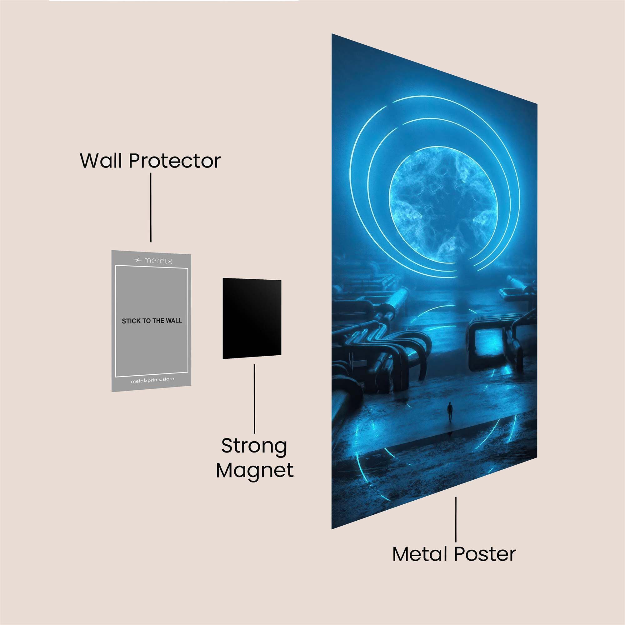 Portal Serenity Safe Wall Magnetic / M