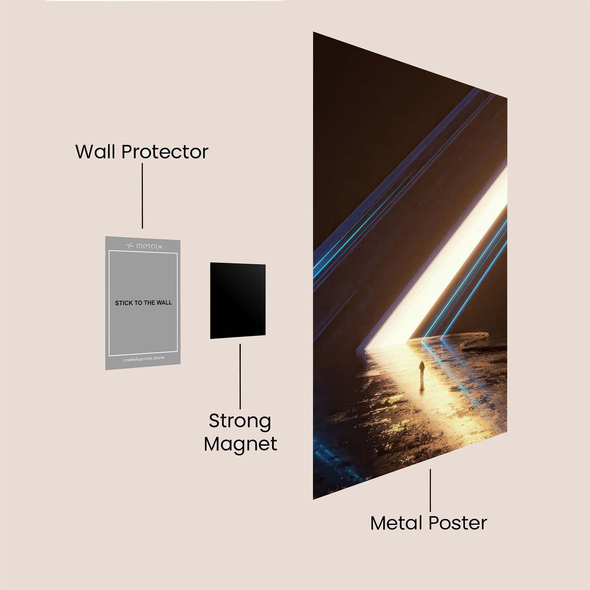 Portal Radiance Safe Wall Magnetic / M