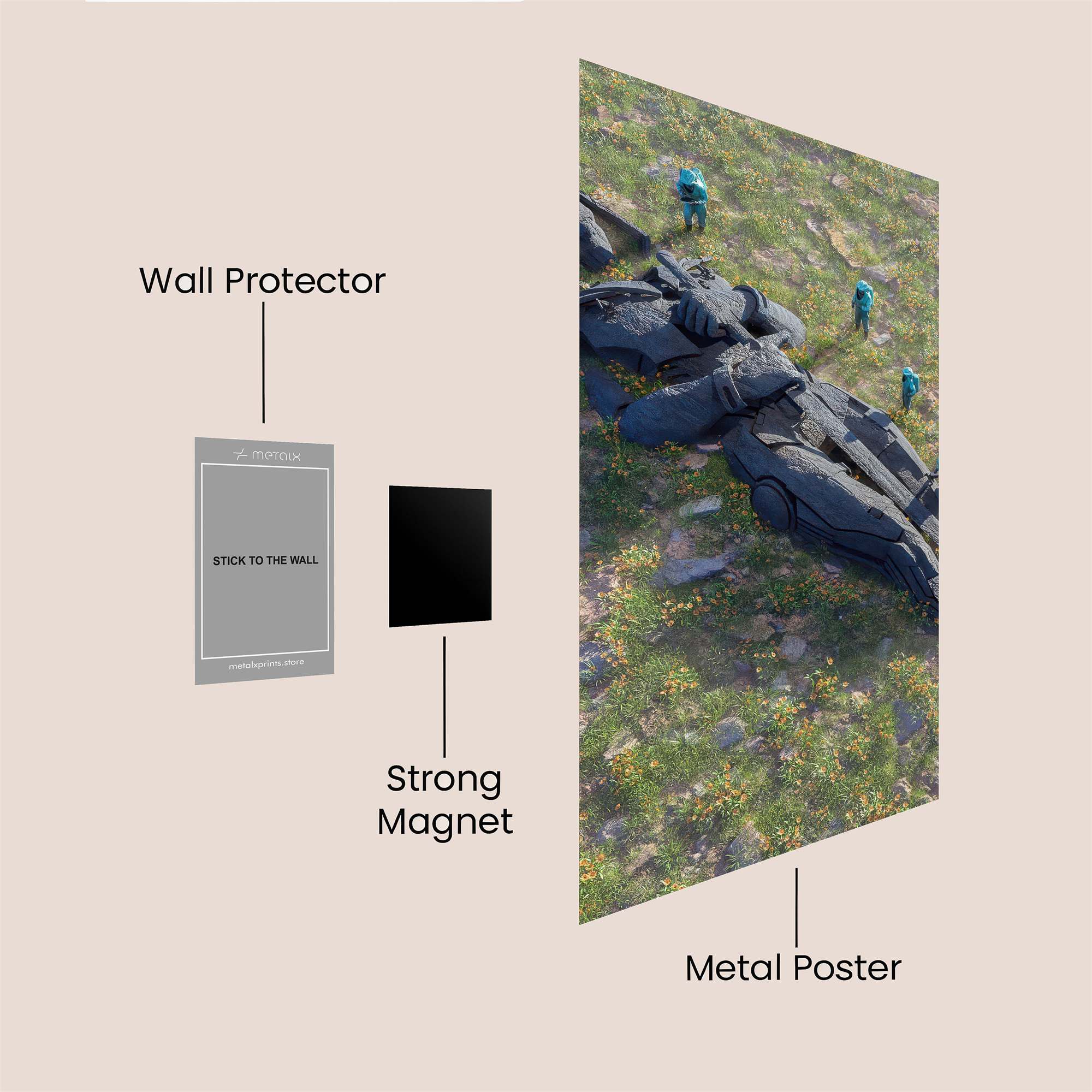 Evangelion Tranquil Safe Wall Magnetic / M
