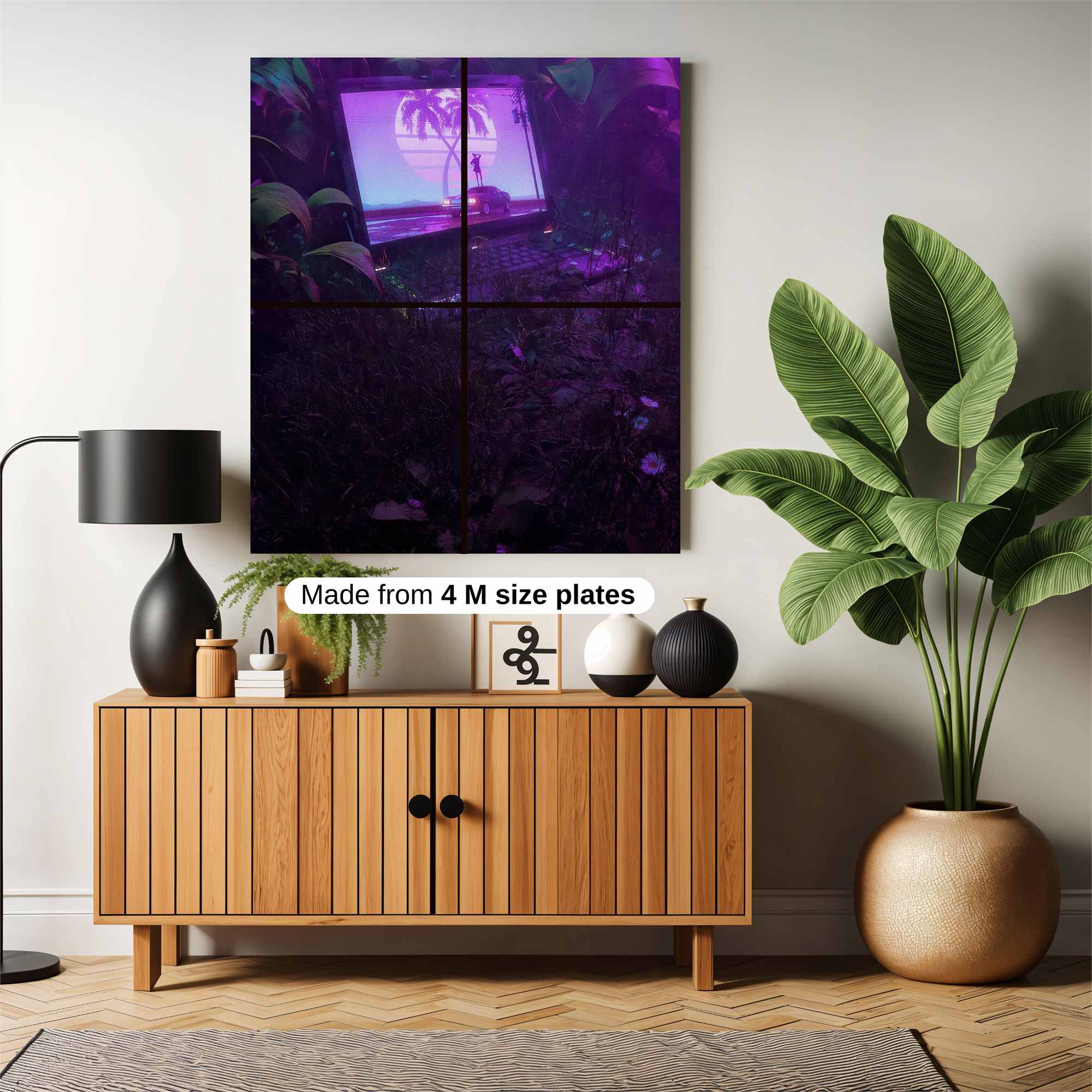 Neon Escape Safe Wall Magnetic / M