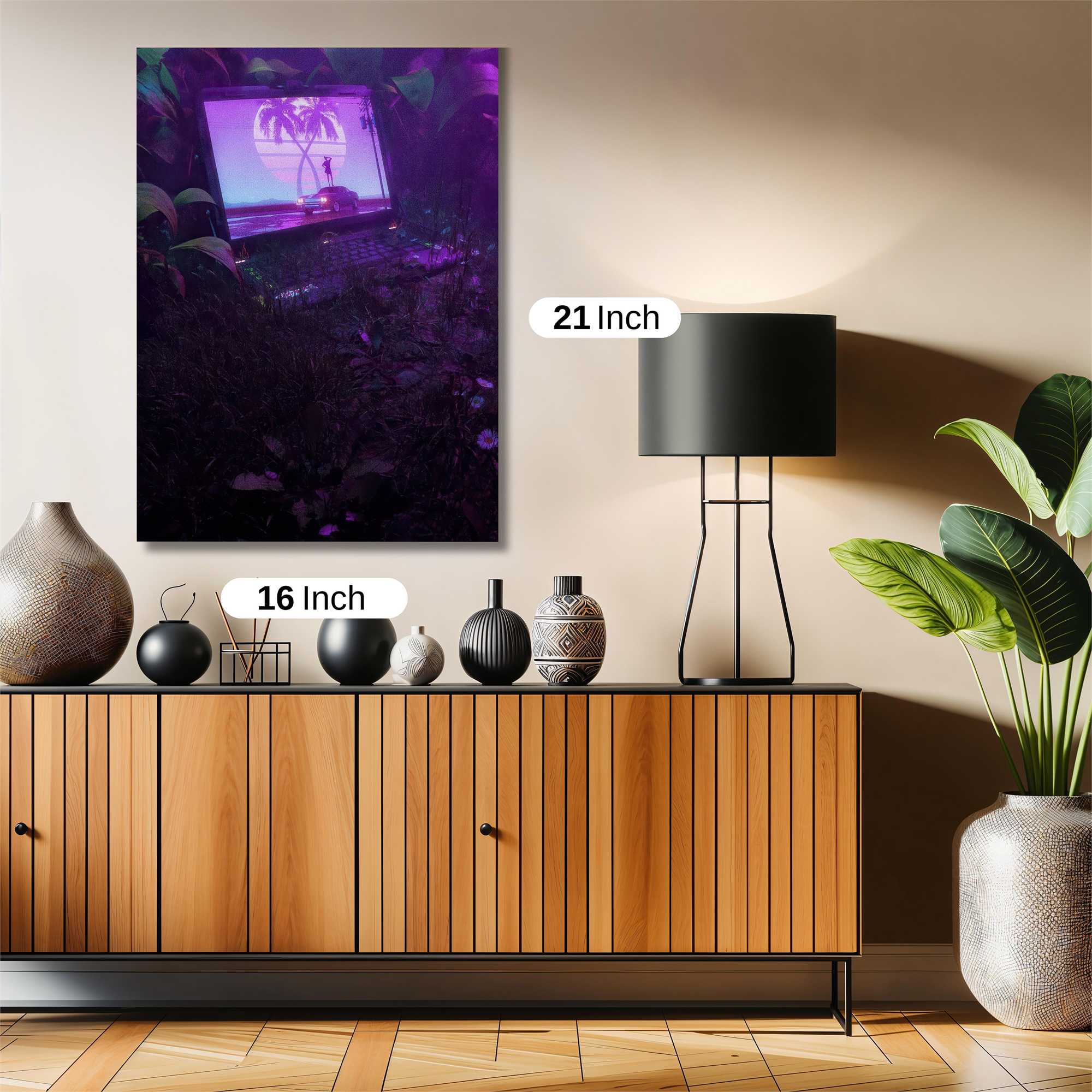 Neon Escape Safe Wall Magnetic / M