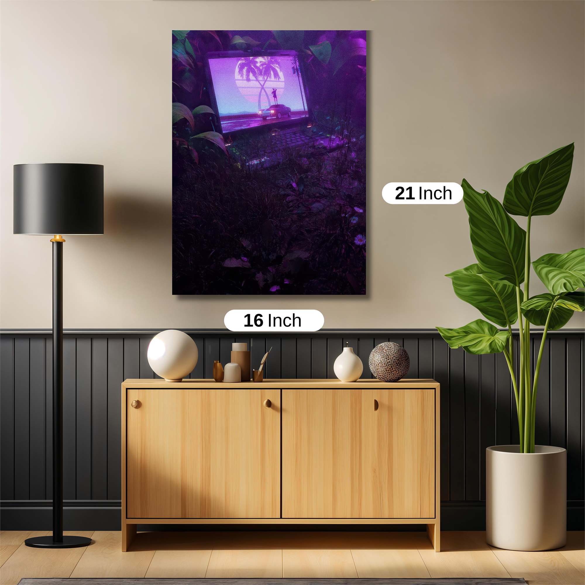 Neon Escape Safe Wall Magnetic / M