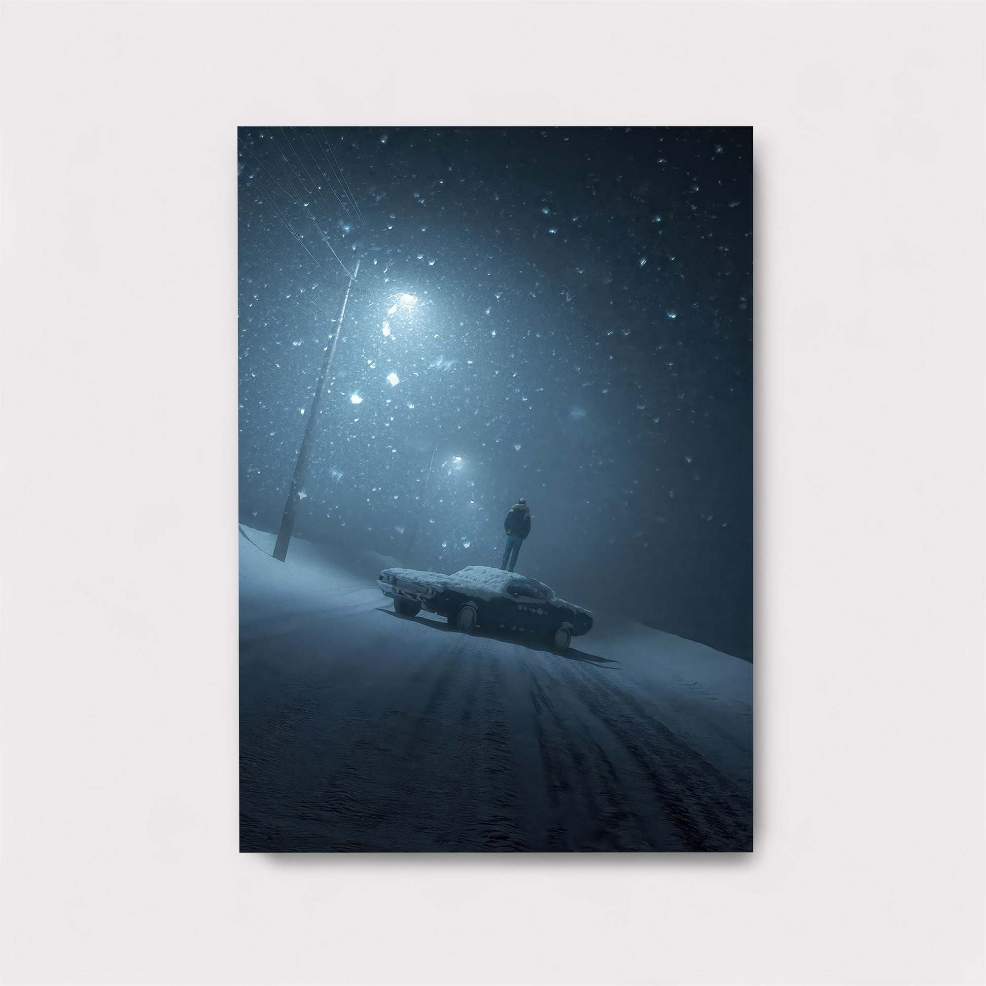 Snowbound Solitude Safe Wall Magnetic / M