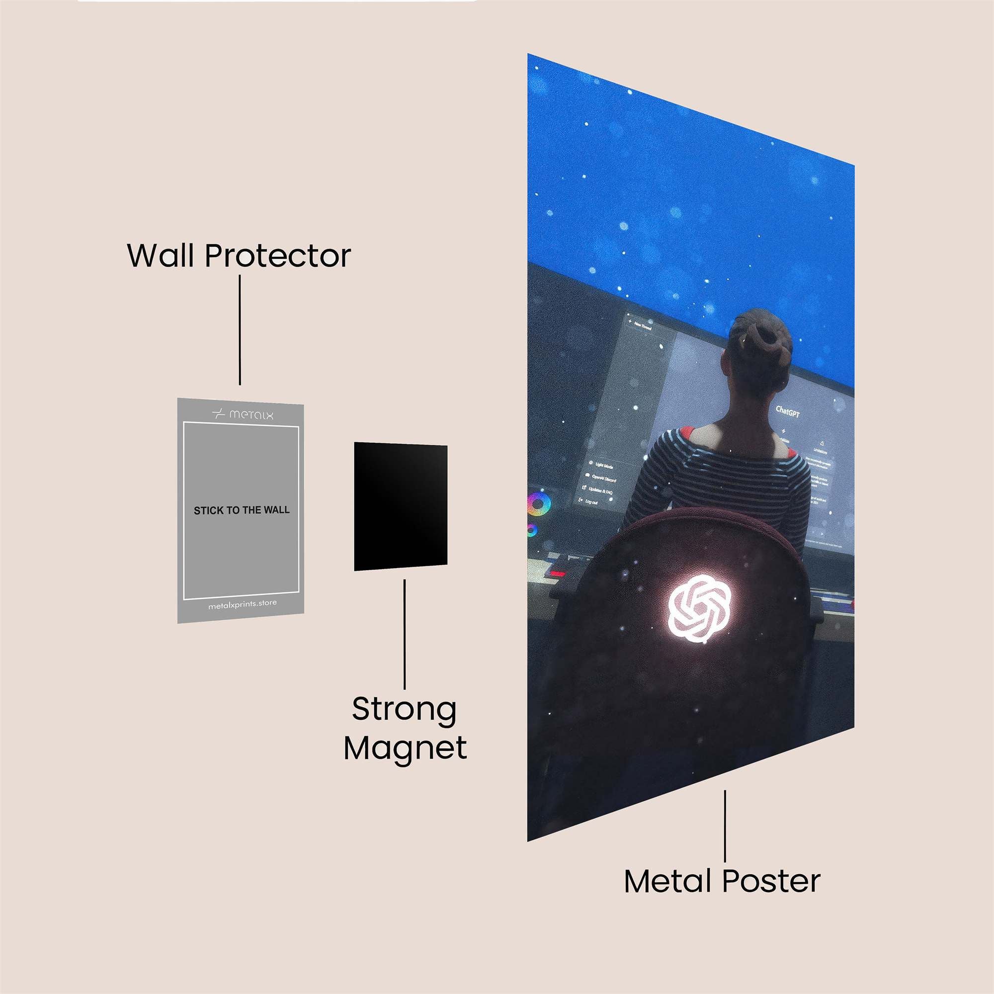 Gamer's Haven Safe Wall Magnetic / M