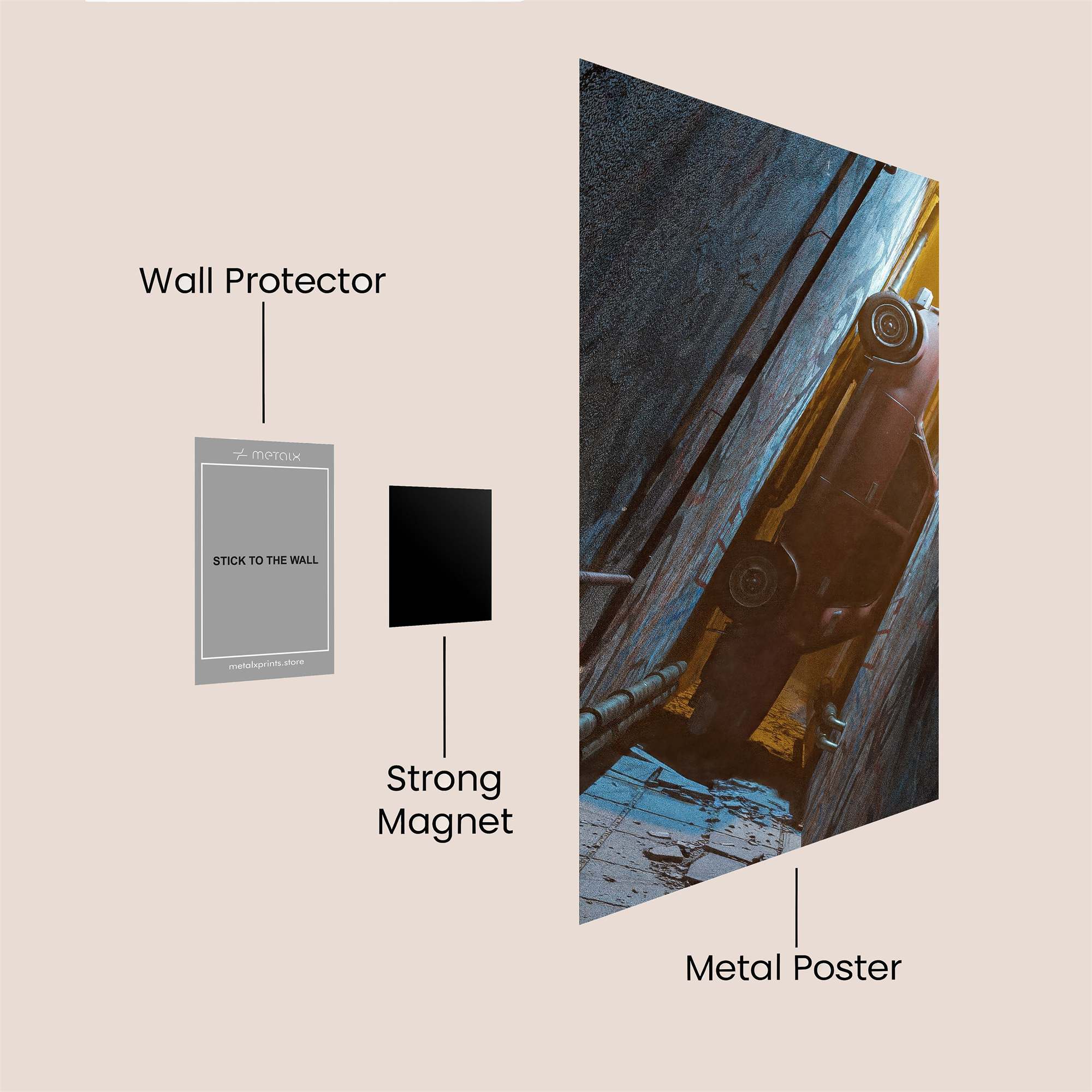 Car Abyss Safe Wall Magnetic / M