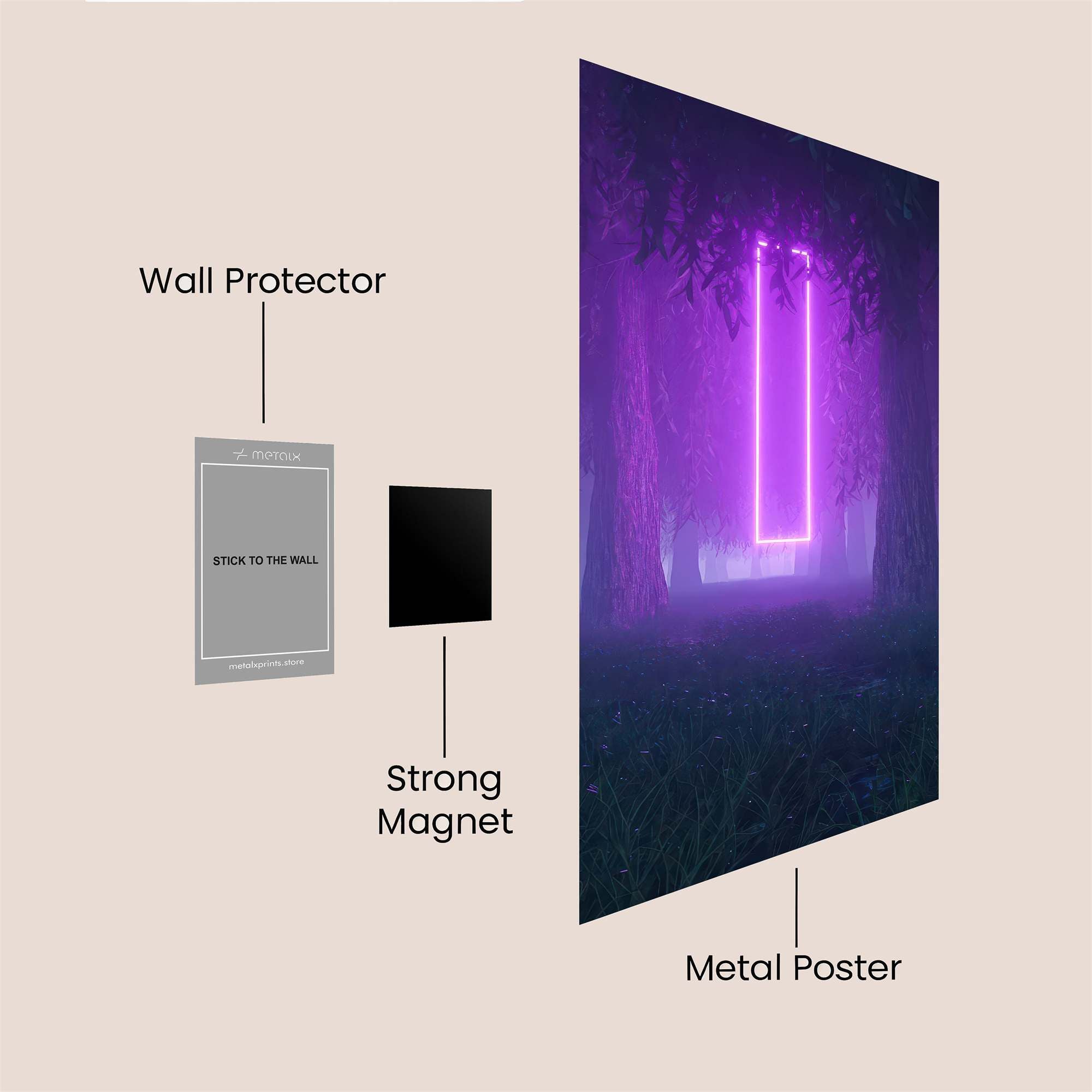 Portal Enigma Safe Wall Magnetic / M