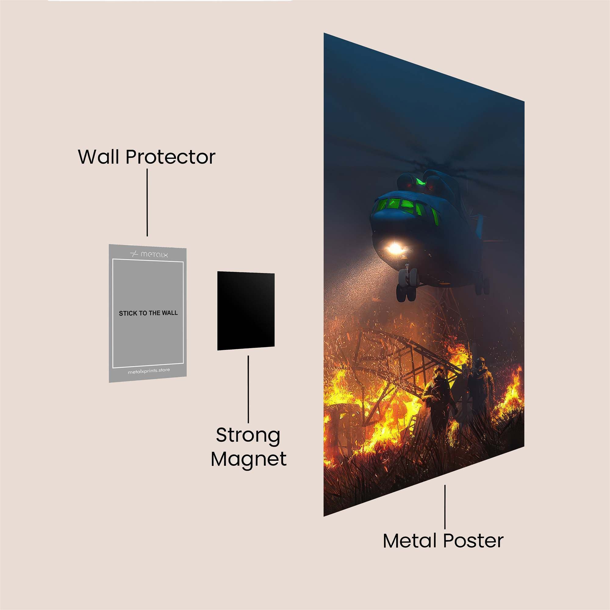 Ape Visionary Safe Wall Magnetic / M