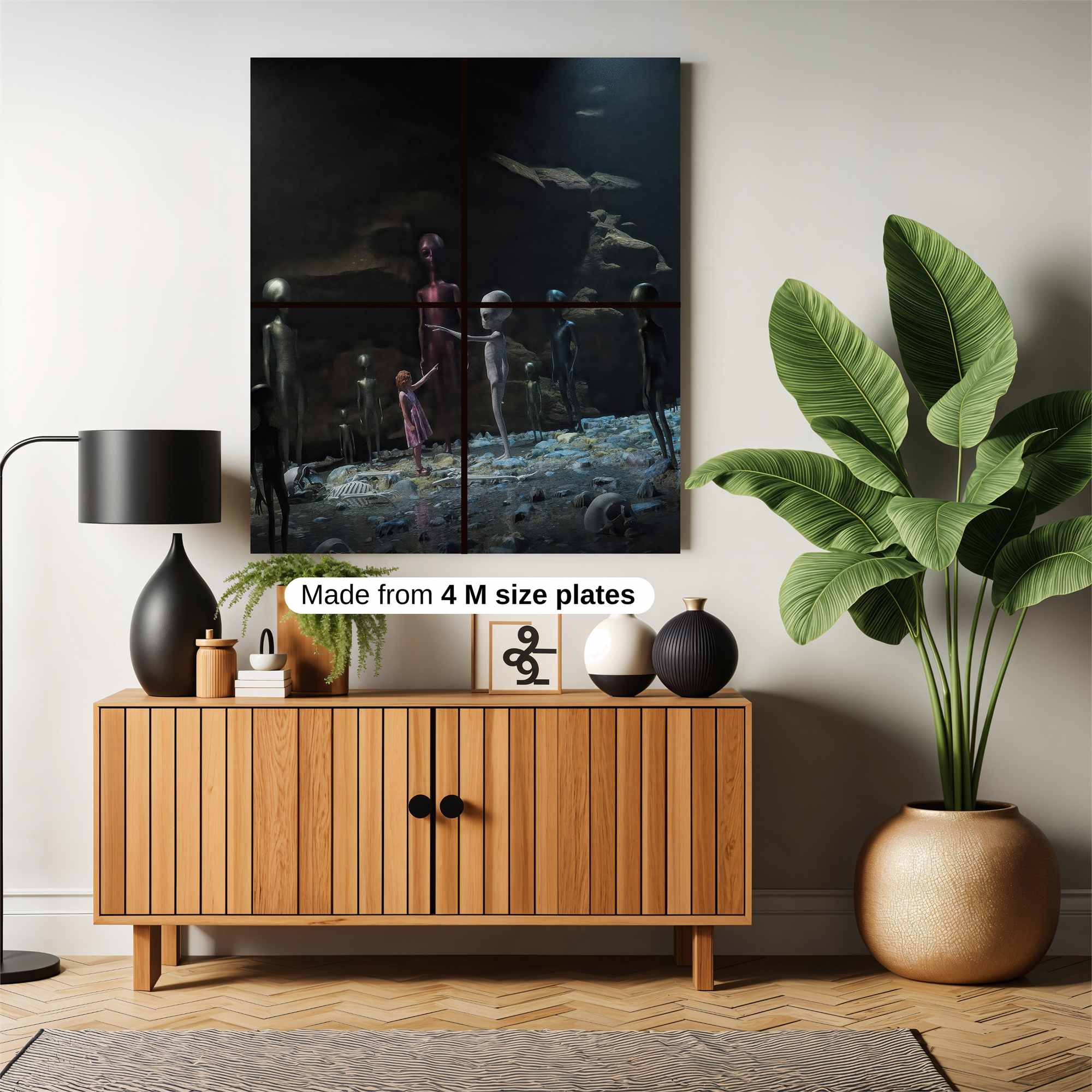 Alien Encounter Safe Wall Magnetic / M