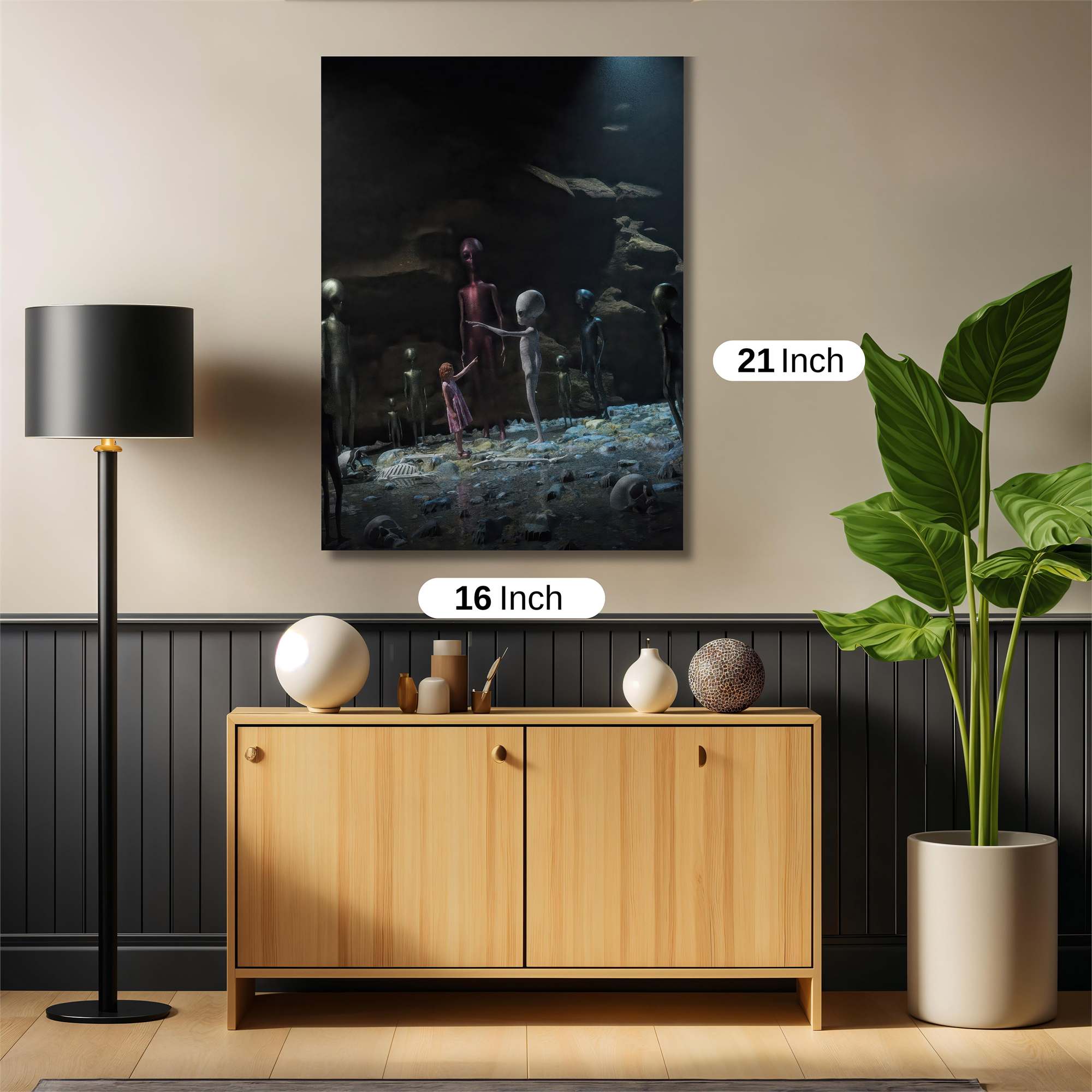 Alien Encounter Safe Wall Magnetic / M