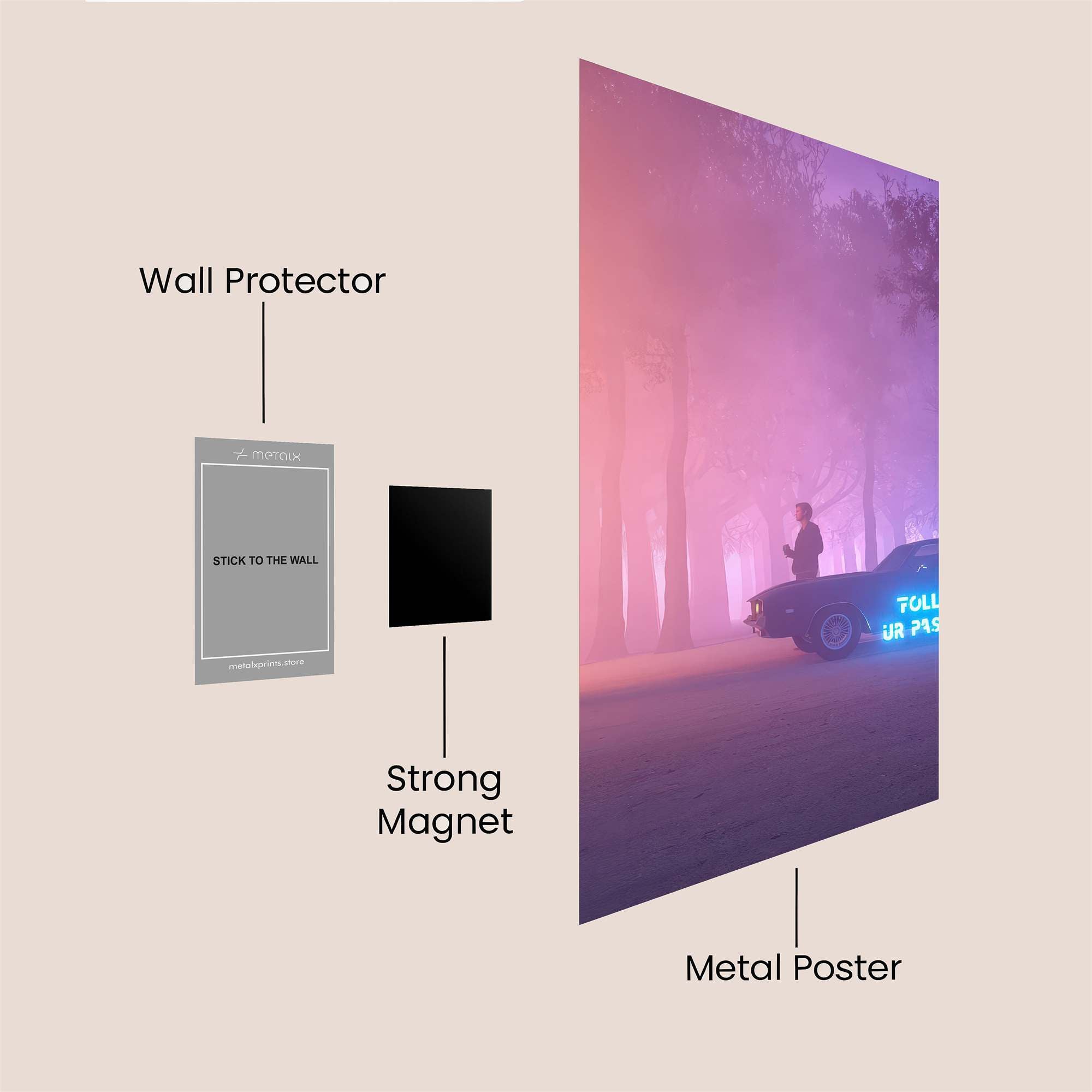 Mystic Pursuit Safe Wall Magnetic / M