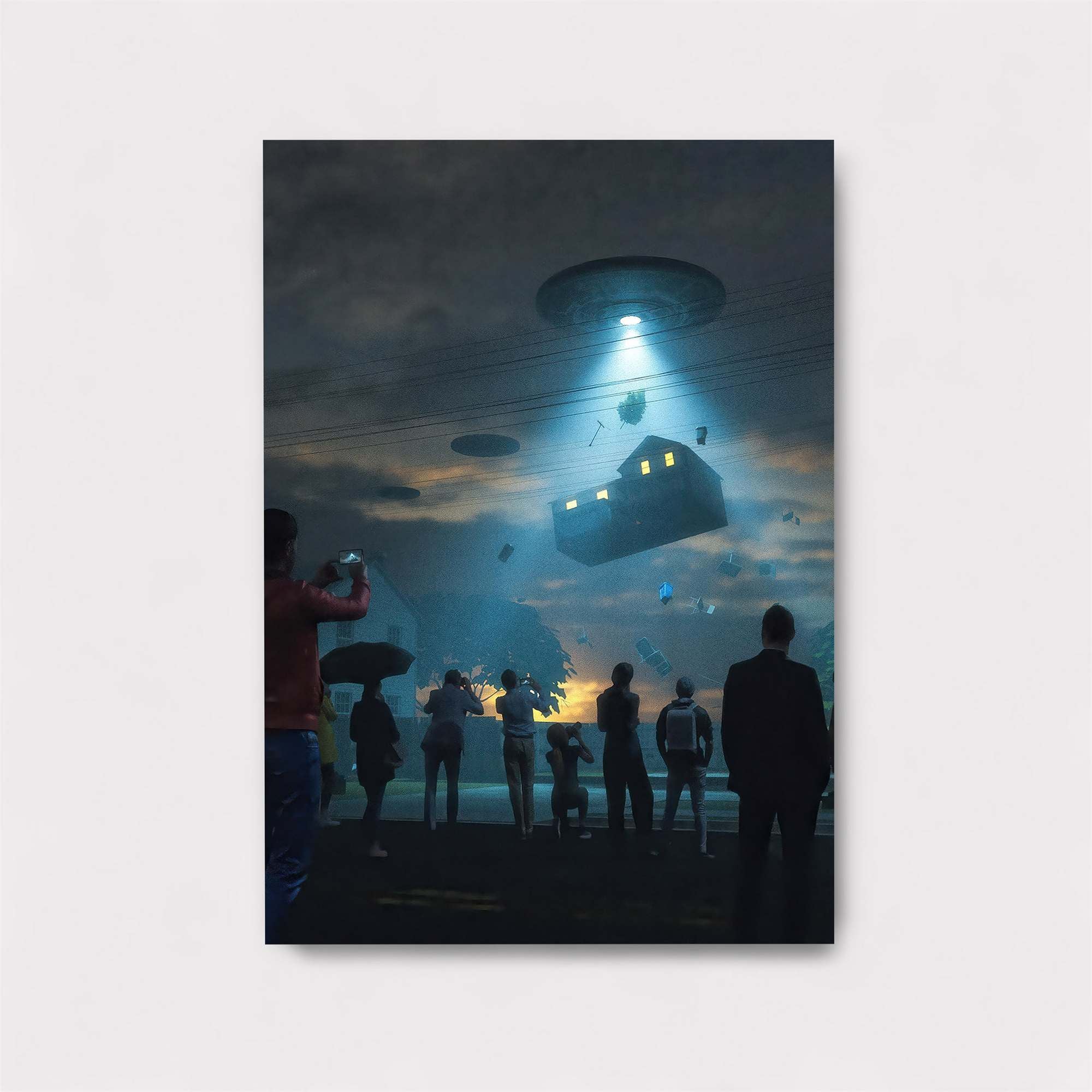 Alien Abduction Safe Wall Magnetic / M