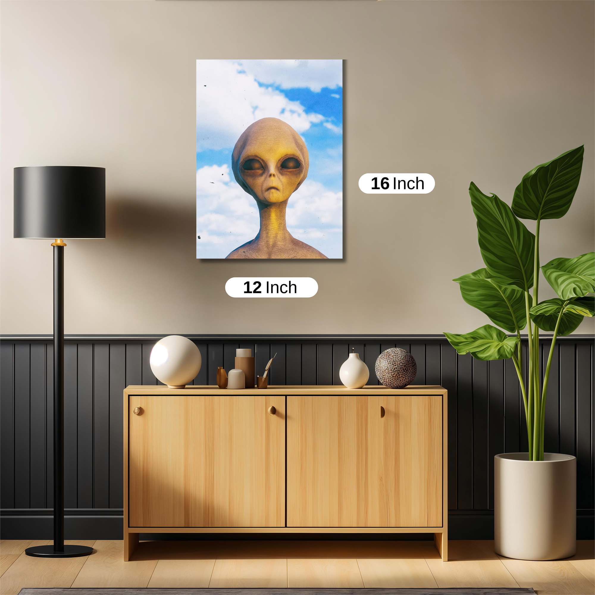 Alien Enigma Safe Wall Magnetic / M