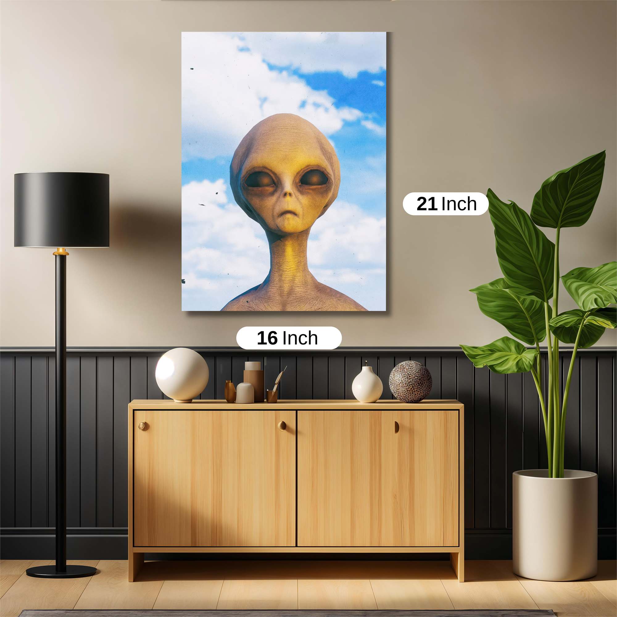 Alien Enigma Safe Wall Magnetic / M