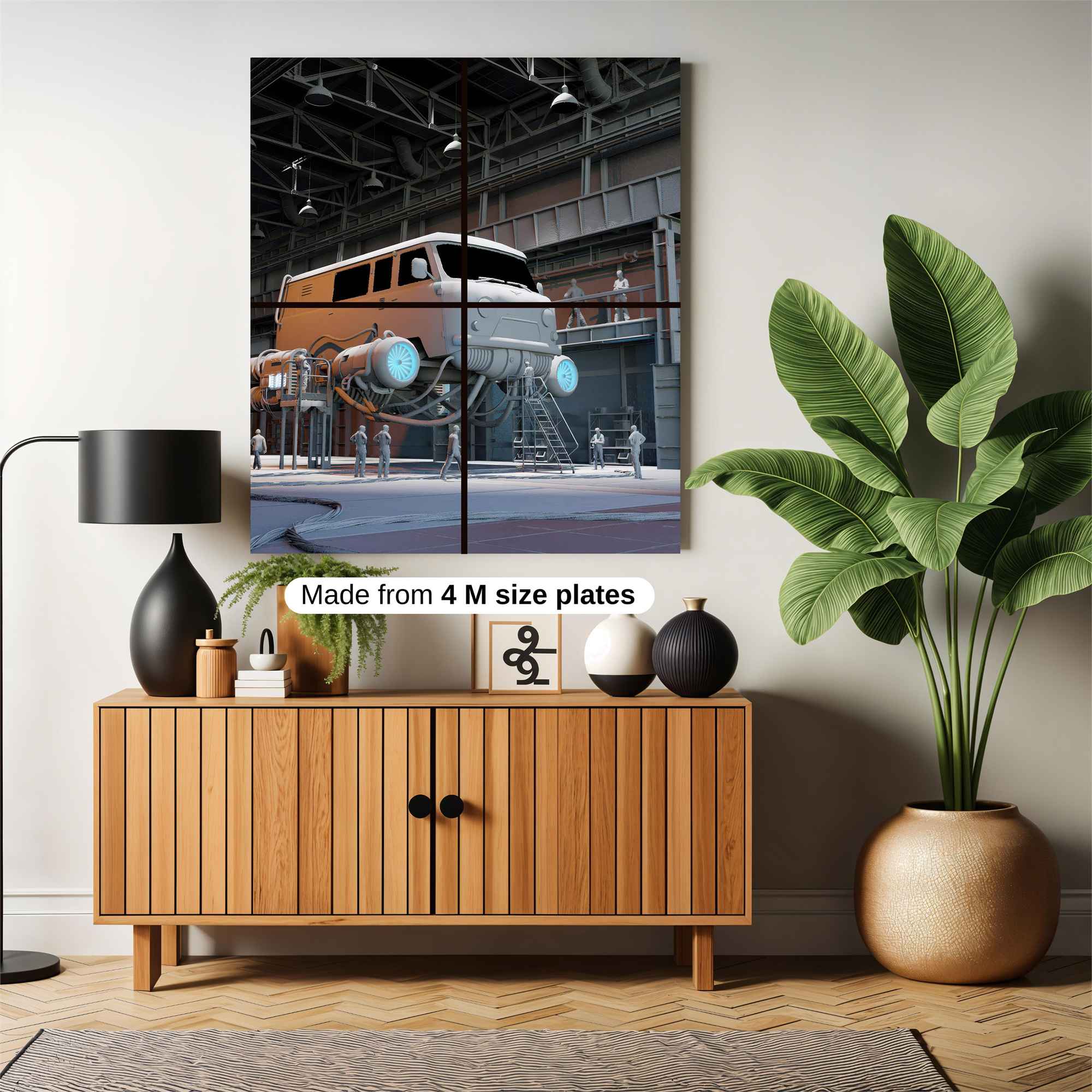 Hovercraft Hopeful Safe Wall Magnetic / M