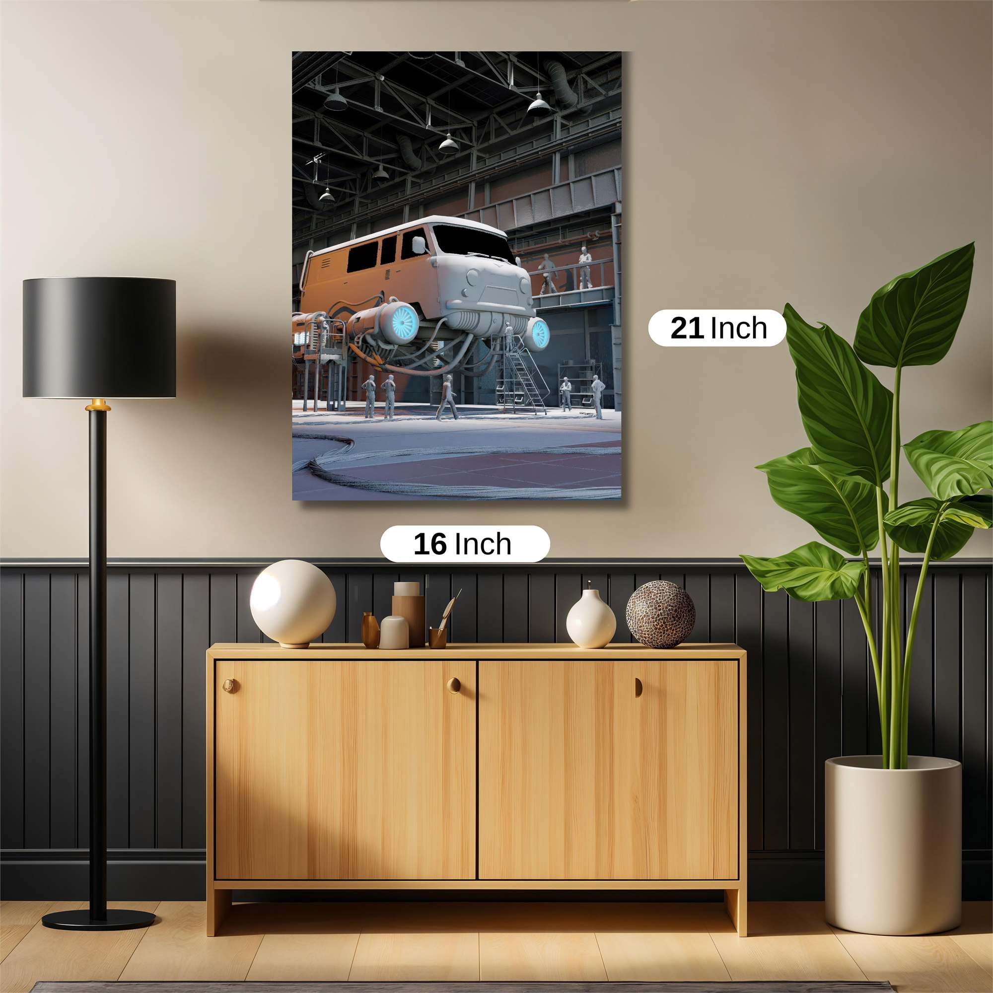 Hovercraft Hopeful Safe Wall Magnetic / M