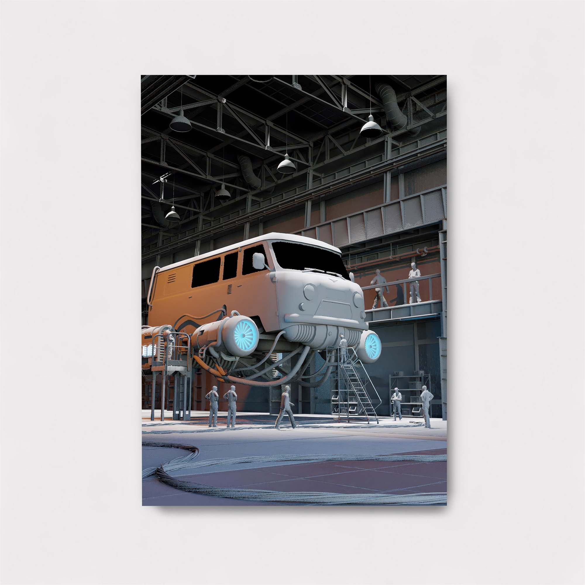 Hovercraft Hopeful Safe Wall Magnetic / M