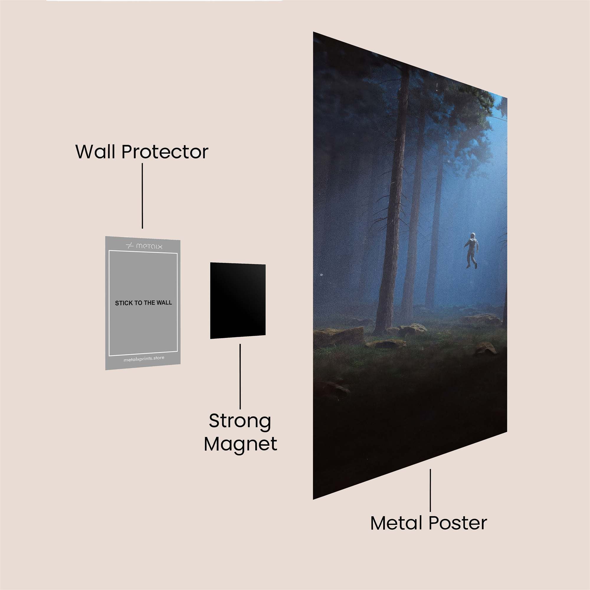 Forest Enigma Safe Wall Magnetic / M